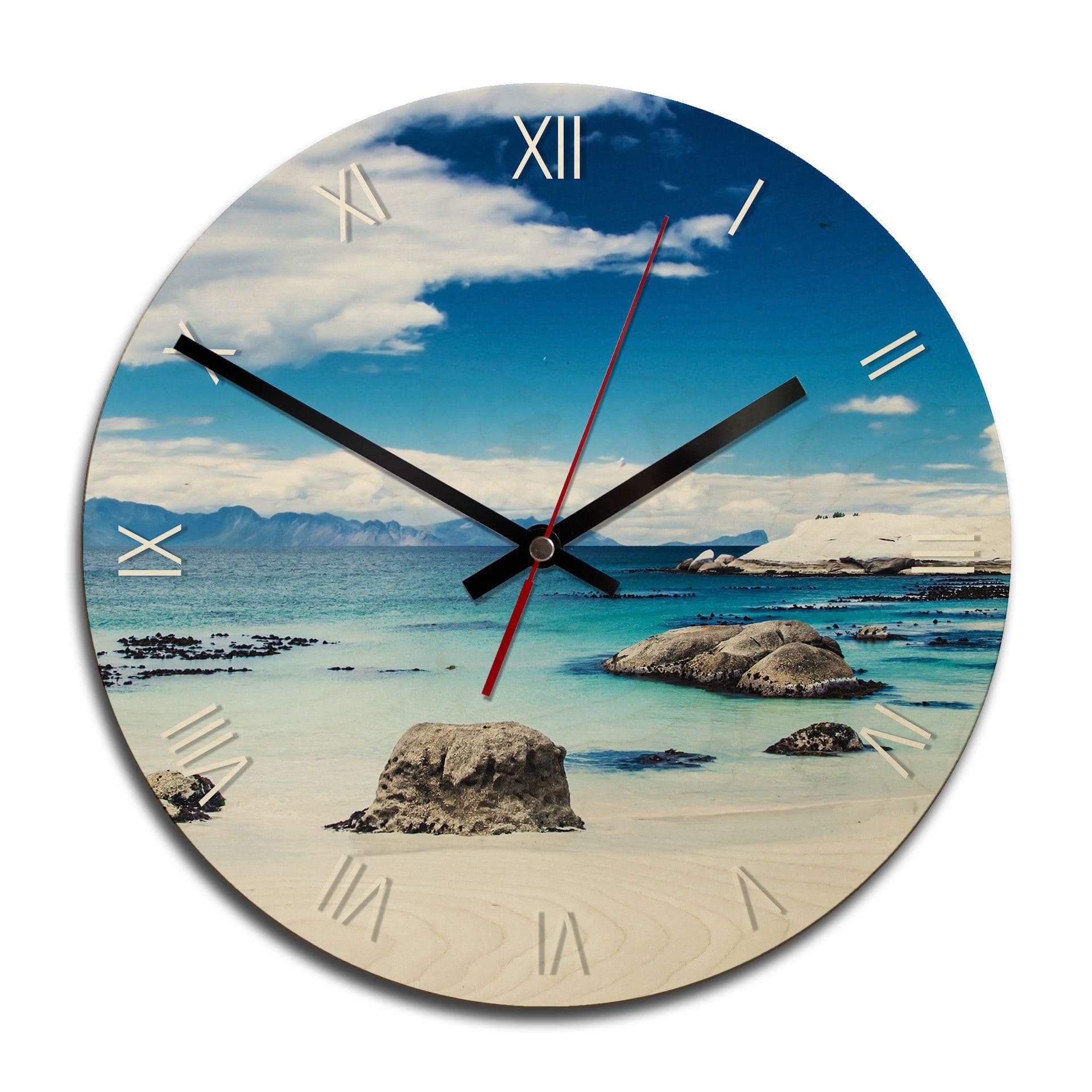 Horloge murale en bois - Western Cape