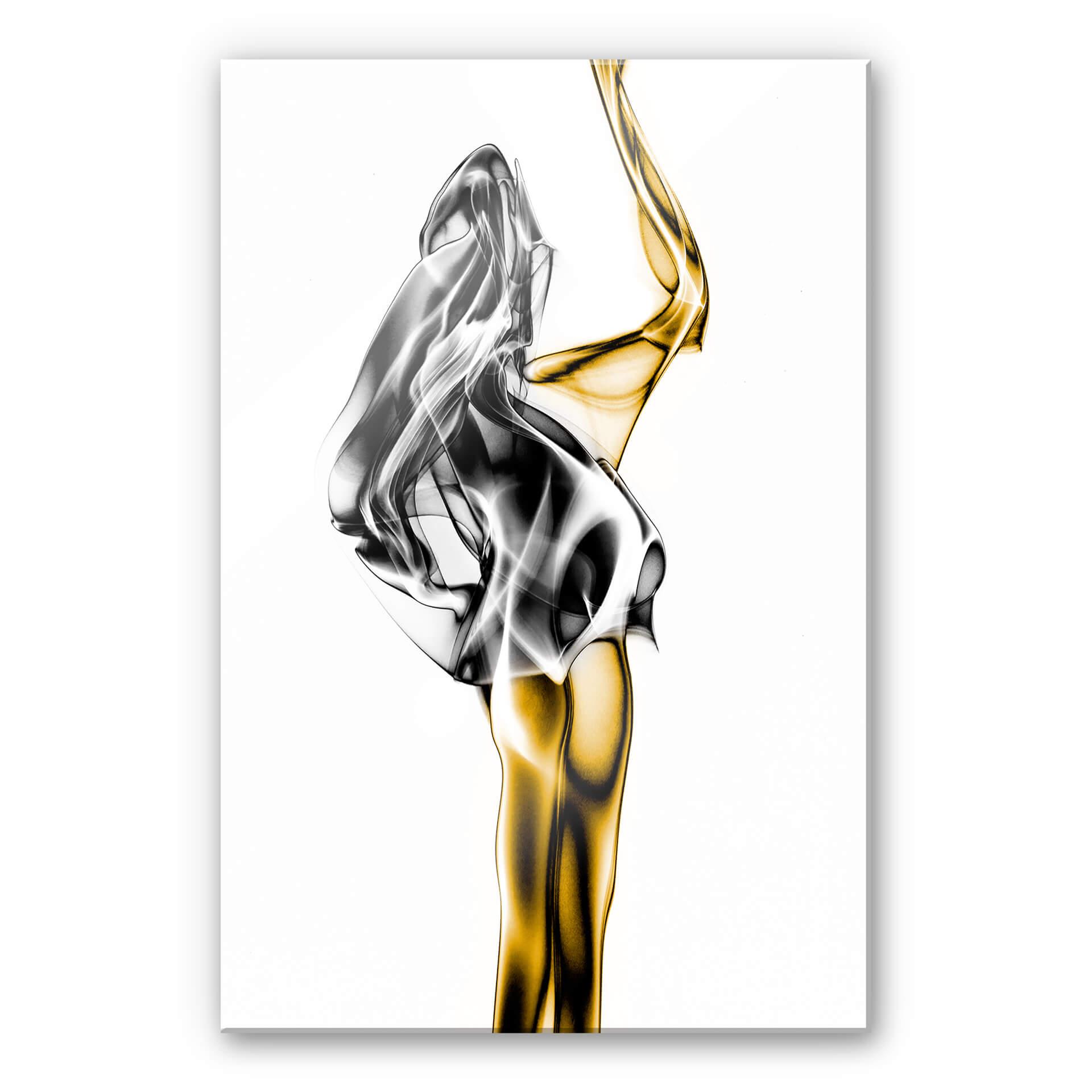 Akrylbillede Marini - Gold and silver