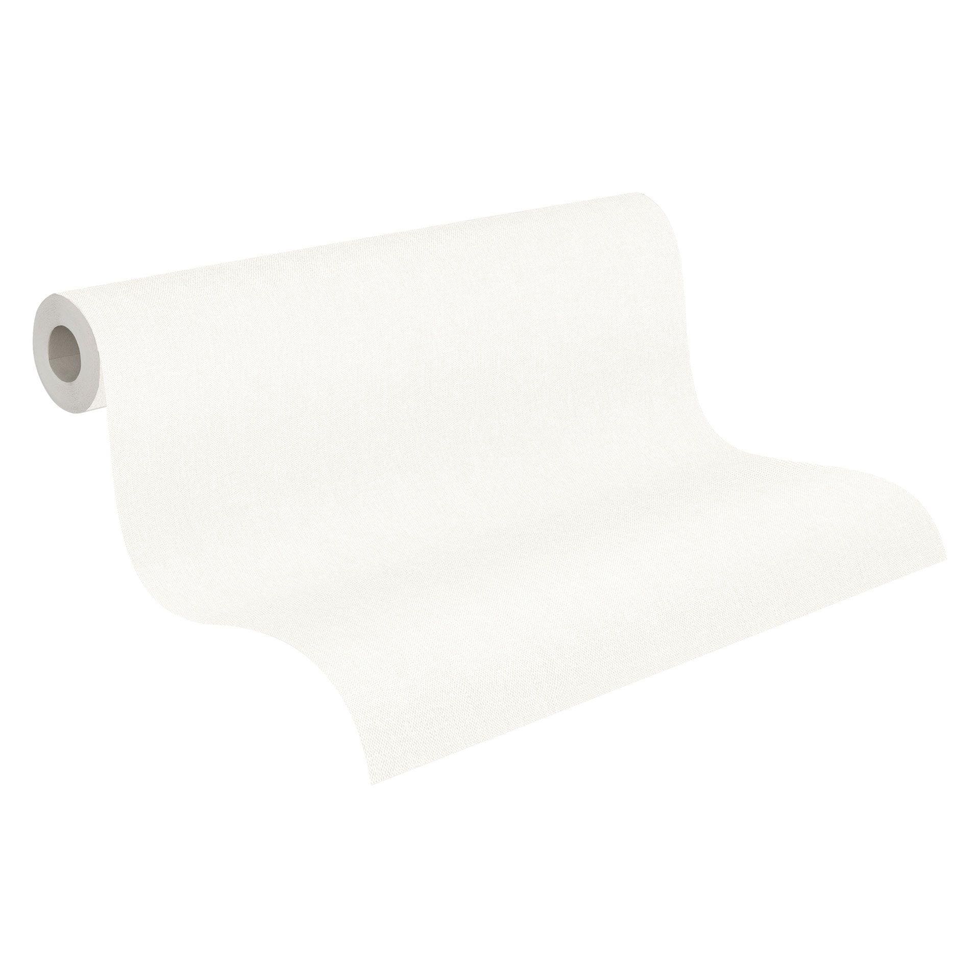 Architects Paper Floral Impression - Papier peint intissé uni, blanc