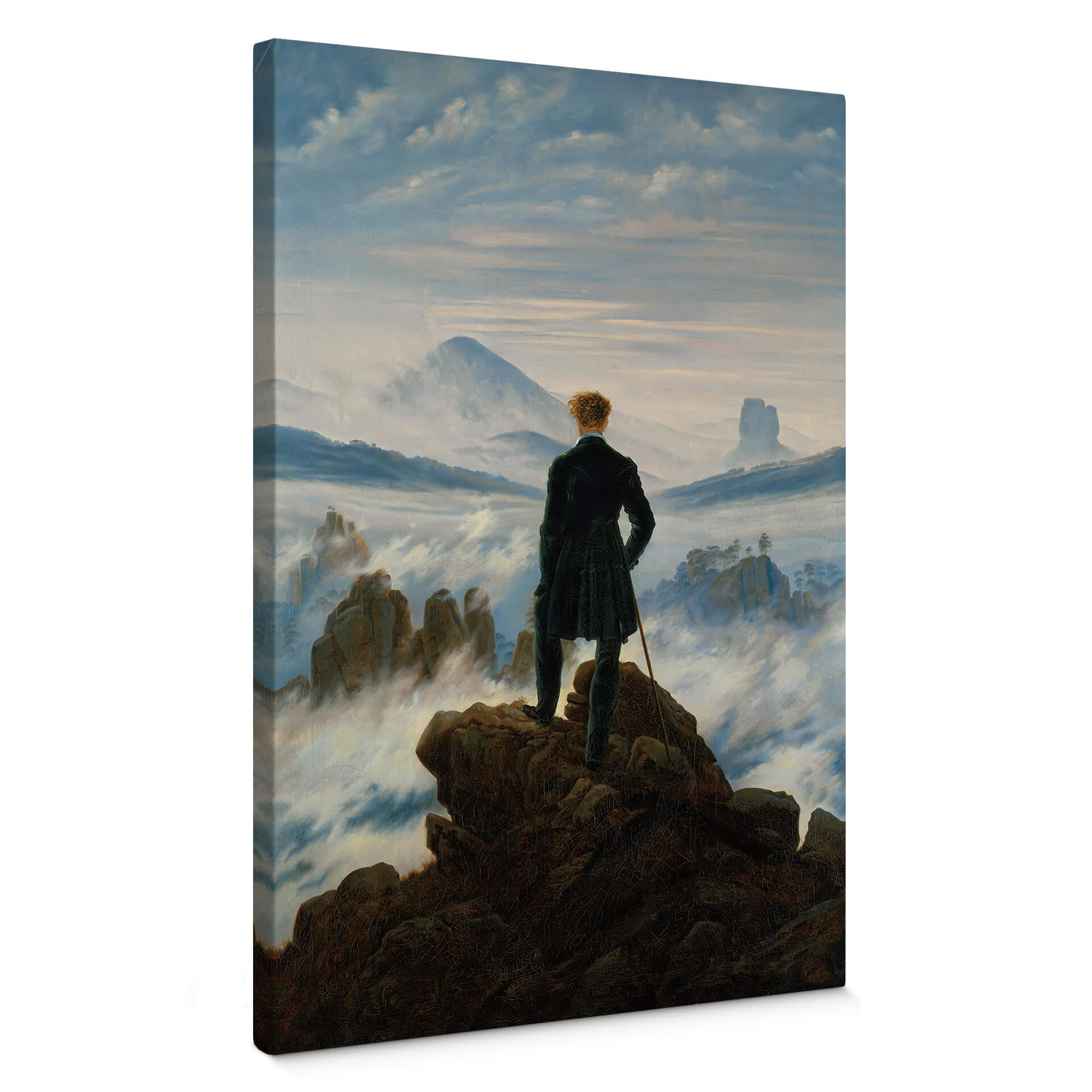 Lienzo Friedrich - El vagabundo sobre el mar de niebla