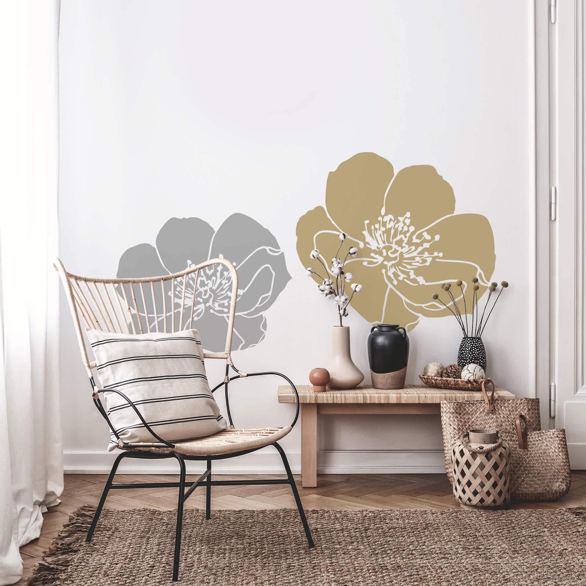Sticker mural - Splendeur florale 01