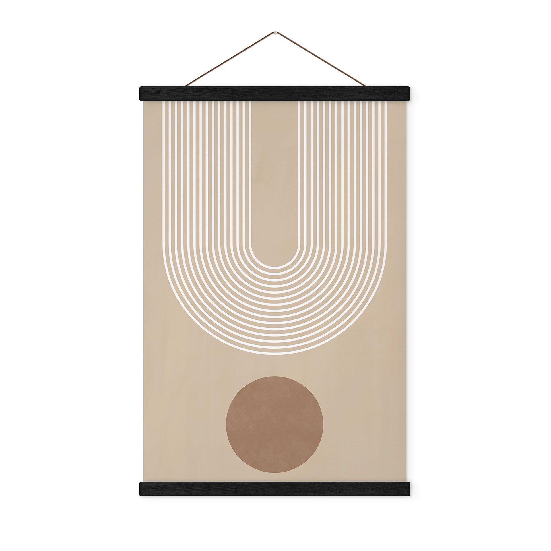 Póster de tela Geometría abstracta en equilibrio - Ristova
