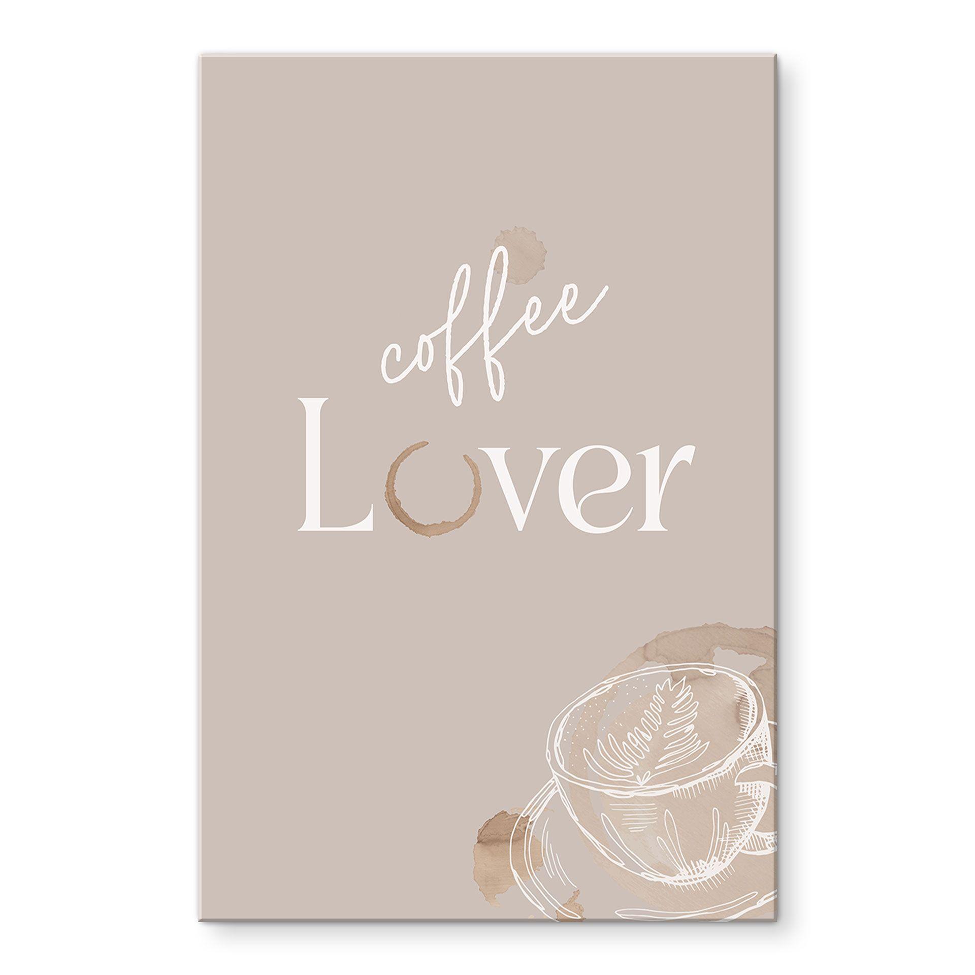 Akrylbillede Coffee Lover