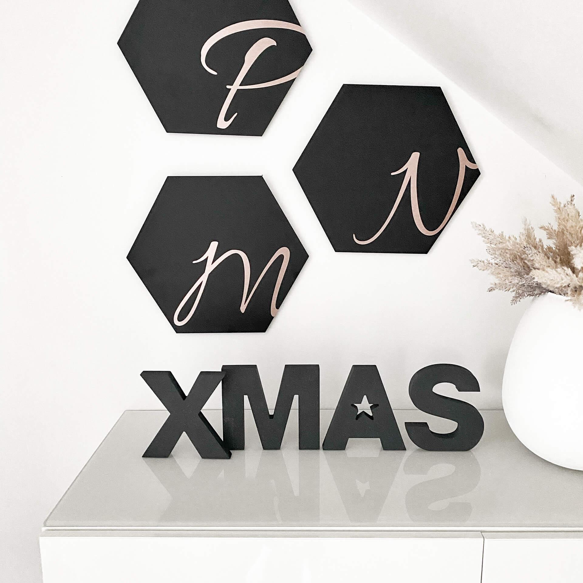 MDF bogstaver - XMAS