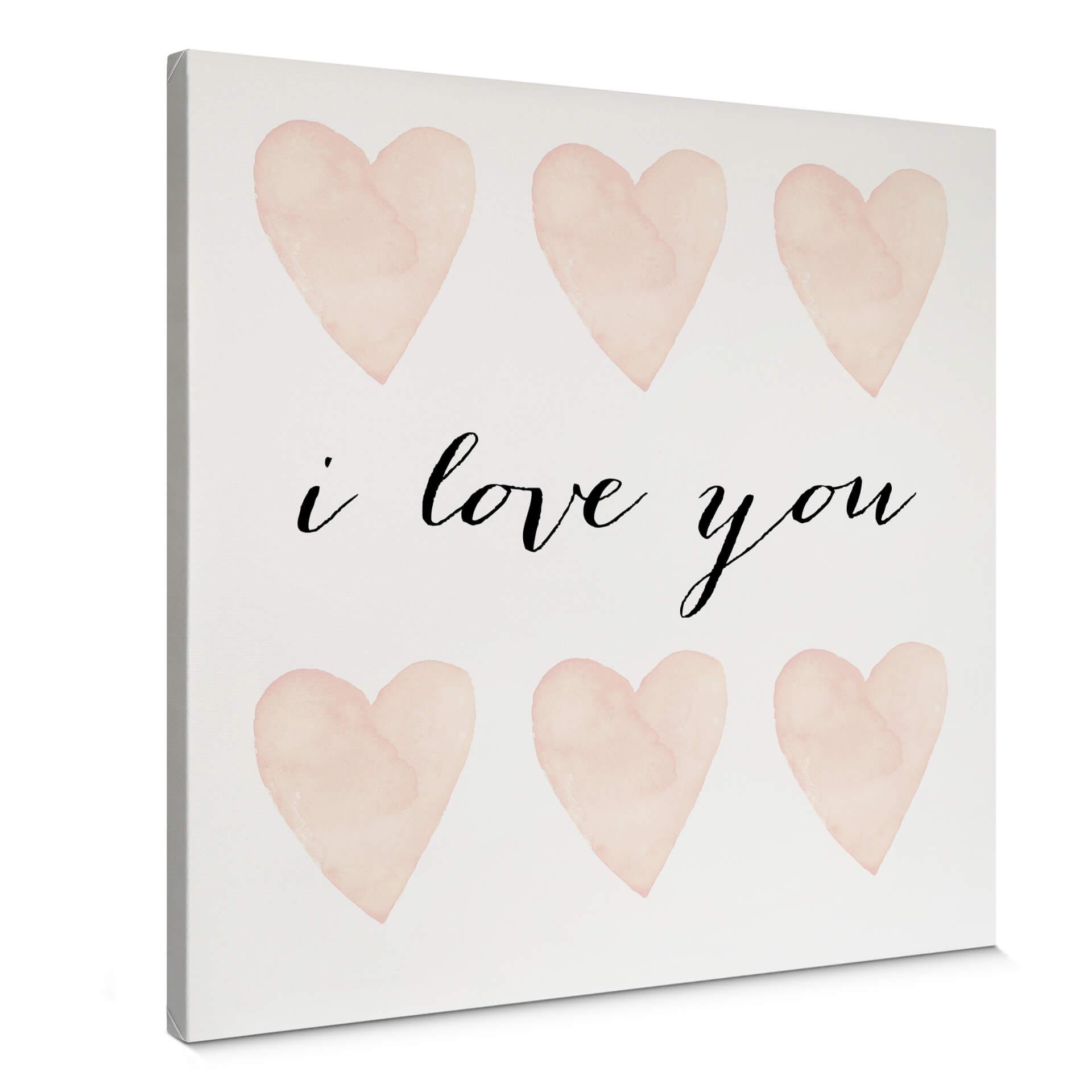 Lienzo Confetti & Cream - I Love you