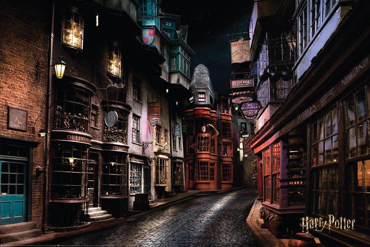 Filmplakat Harry Potter - Diagonalstræde, plakat (91,5 x 61 cm)