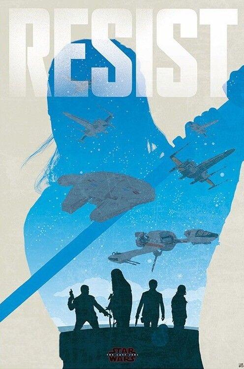 Poster, film poster Star Wars - Resist 61x91,5 cm