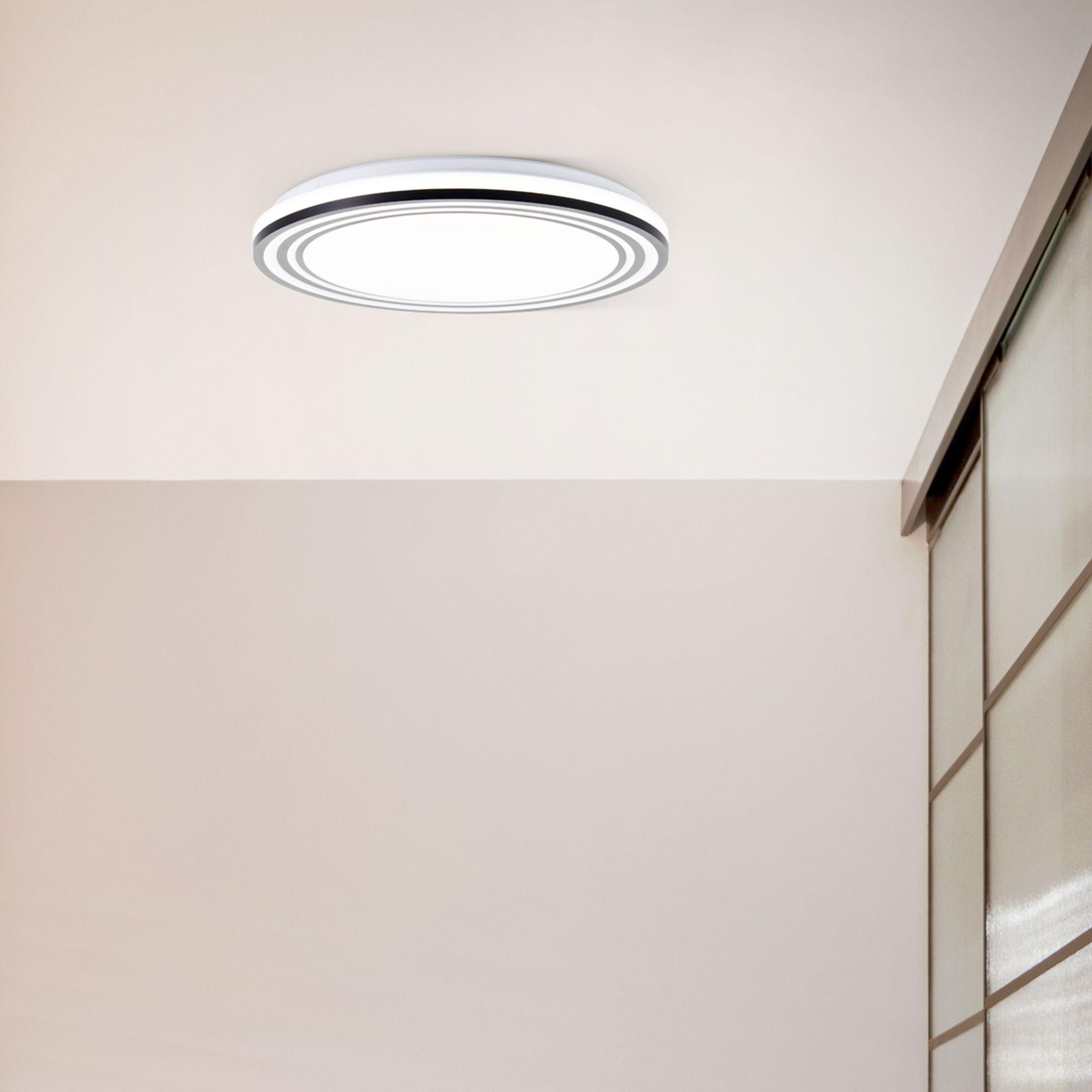 Wand- und Deckenleuchte Kian, schwarz, 7 x 49 cm, Metall Led-lampe
