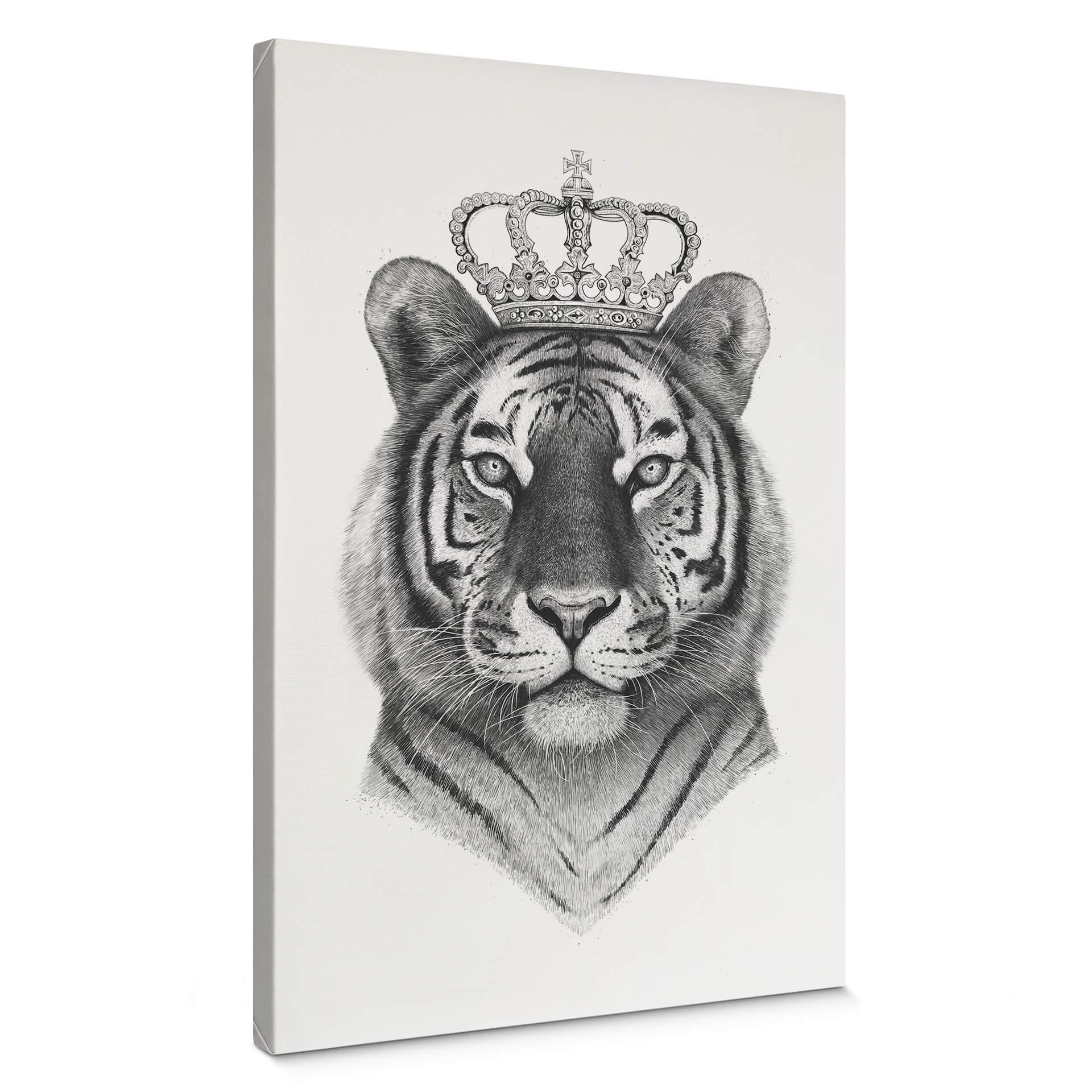 Lienzo Korenkova - El Rey Tigre
