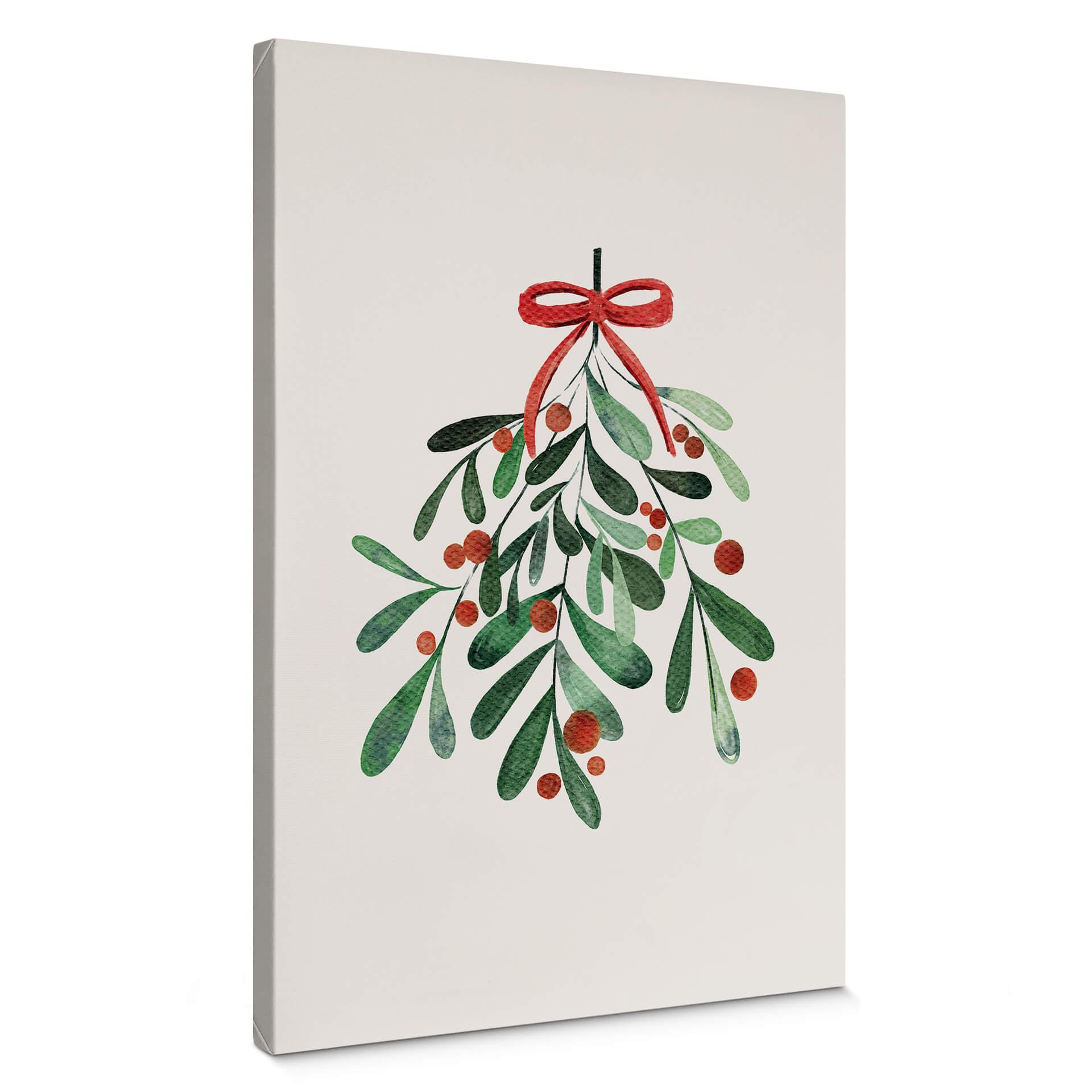 Lærredsprint - Kristina - Mistletoe Christmas