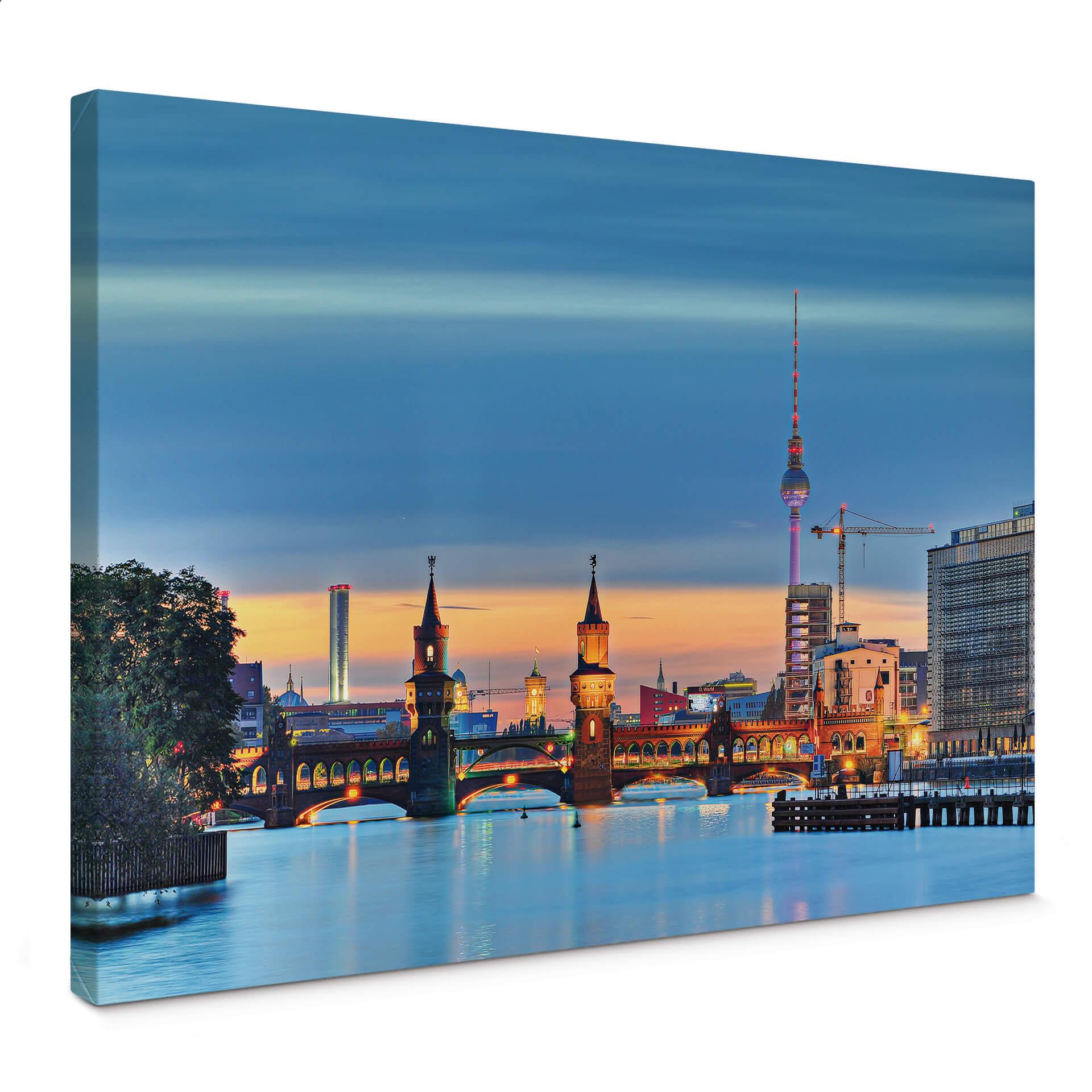 Lienzo Oberbaumbrücke Berlín