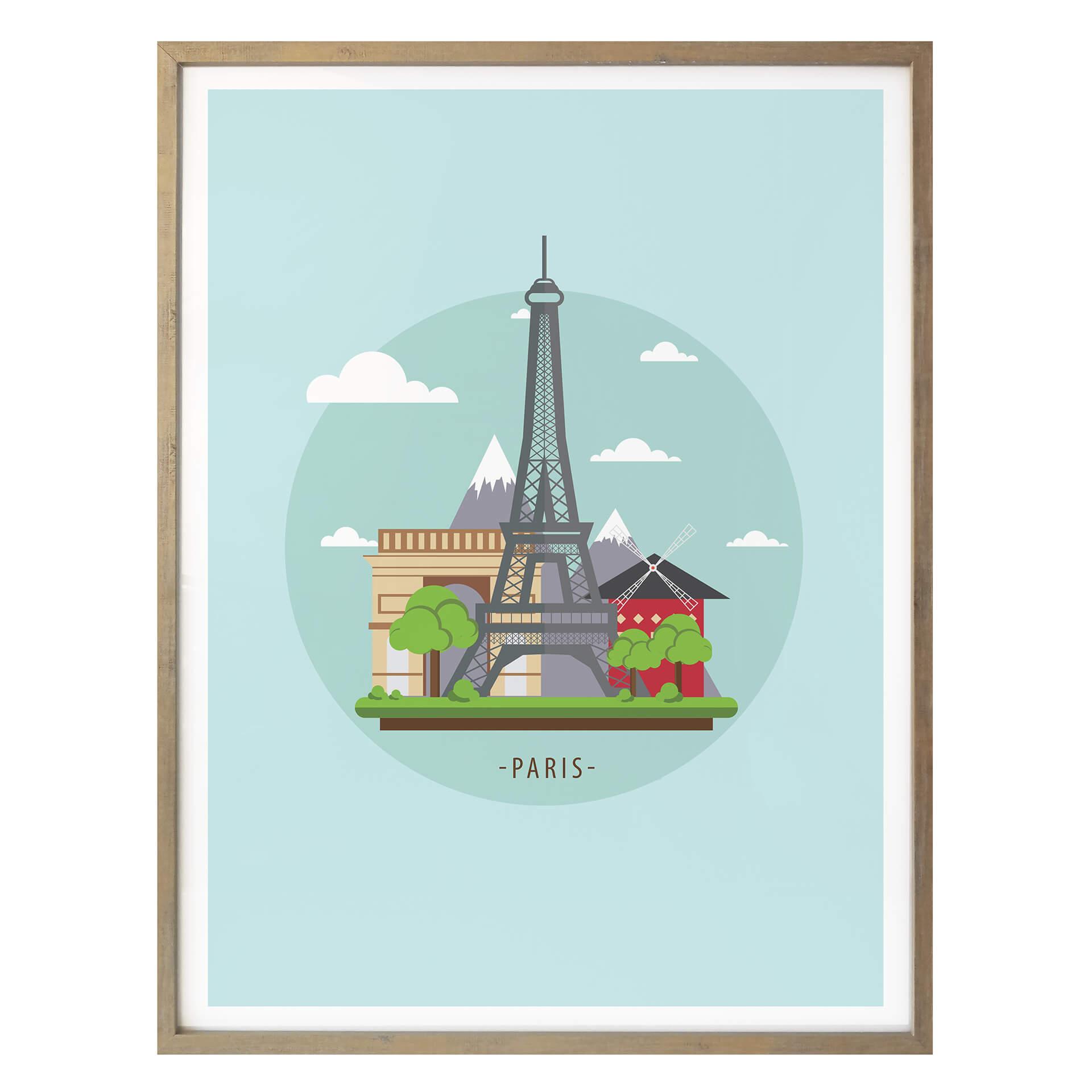 Póster - Visite París