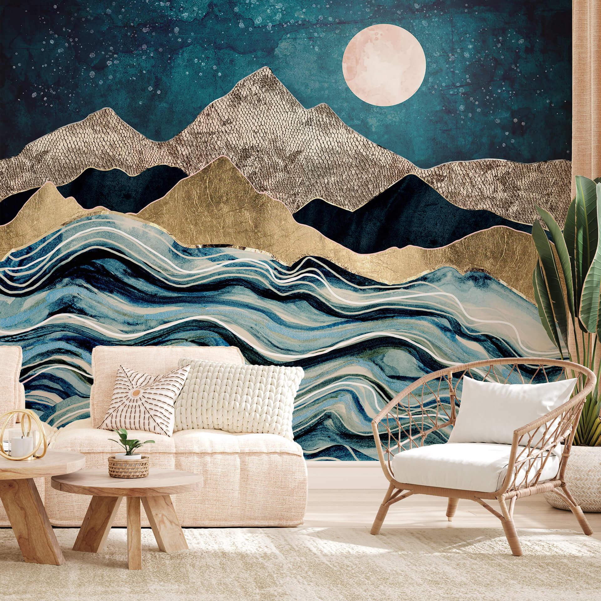 Fototapet SpaceFrog Designs - Indigo Blue