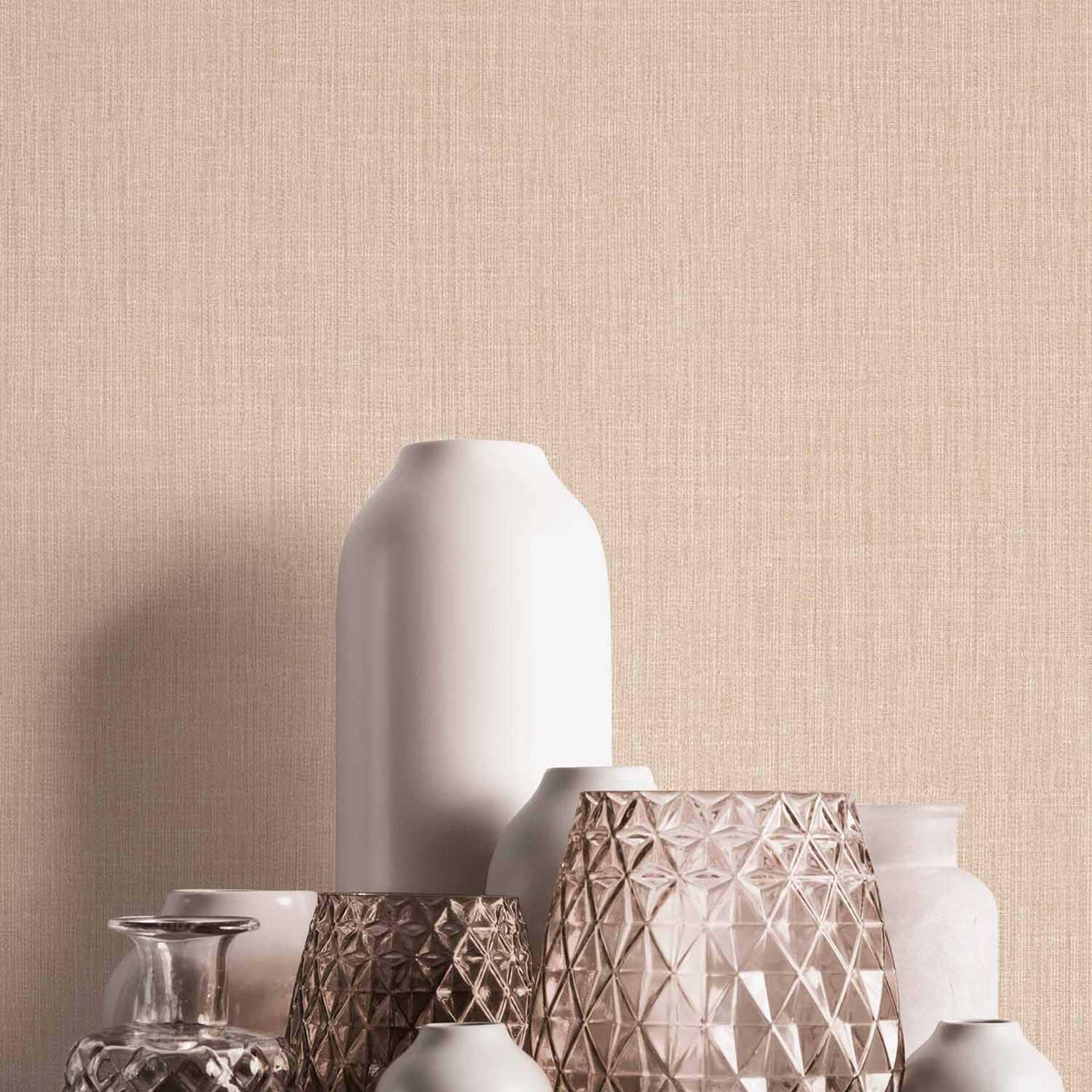 Daniel Hechter Papier peint uni Beige 