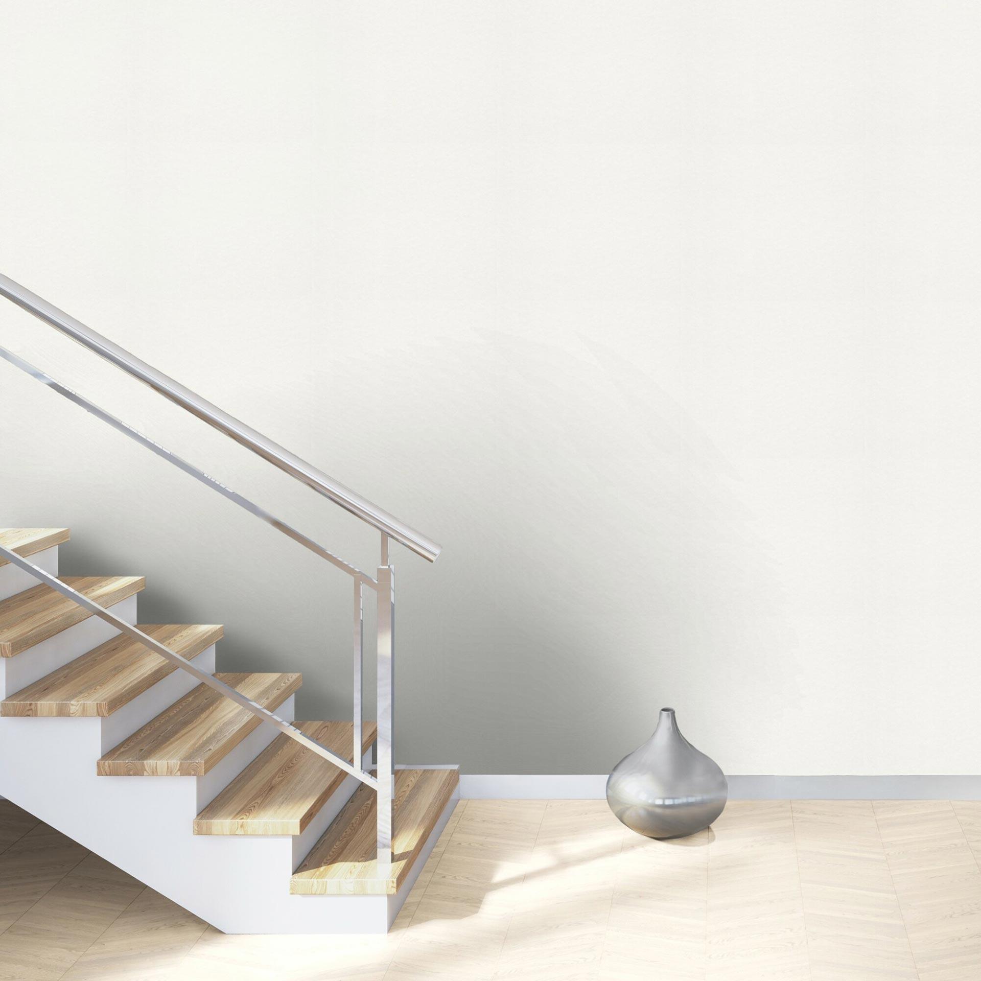 Almindeligt tapet, tekstureret non-woven tapet Bauhaus hvid