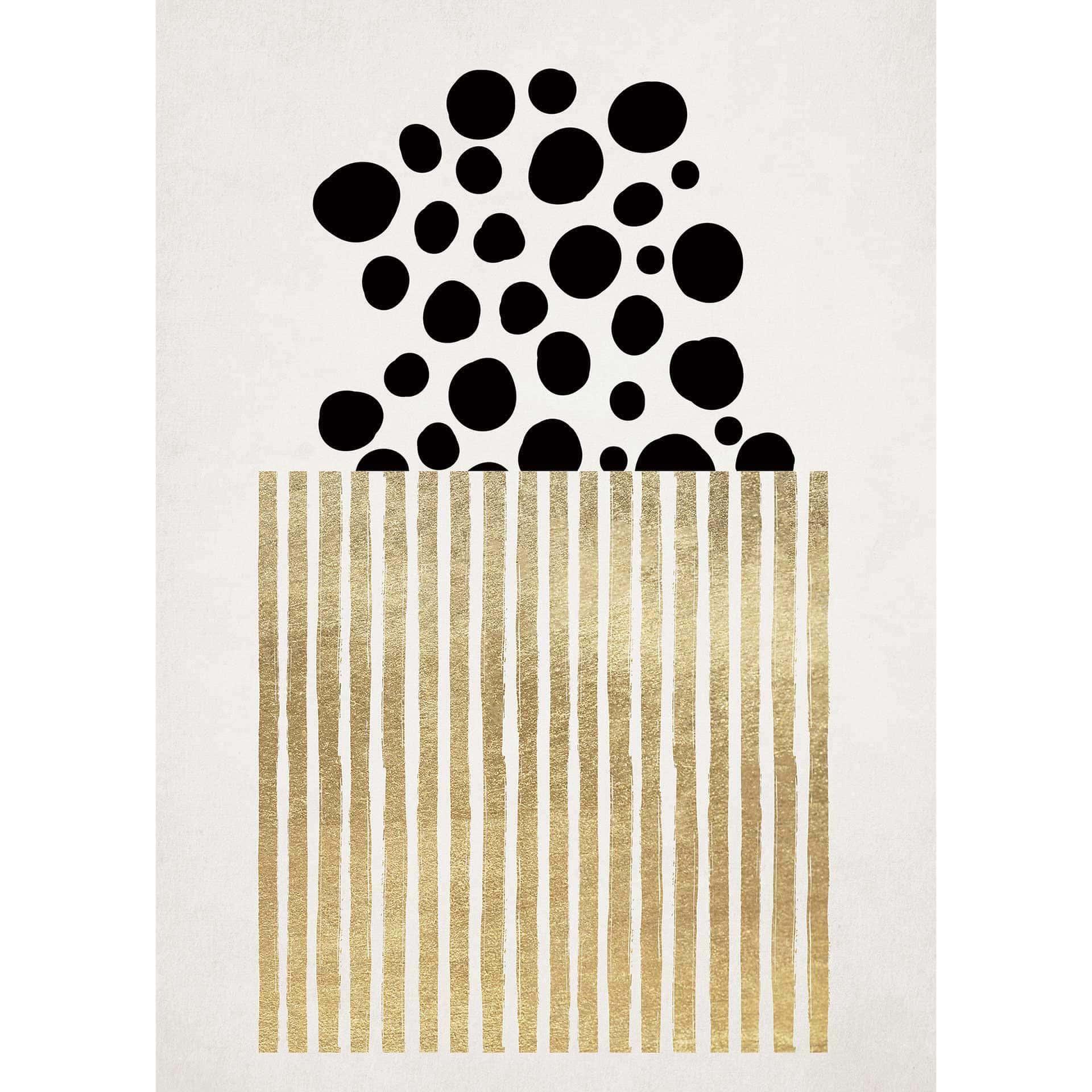 Livingwalls papier peint photo ARTist Golden Popcorn