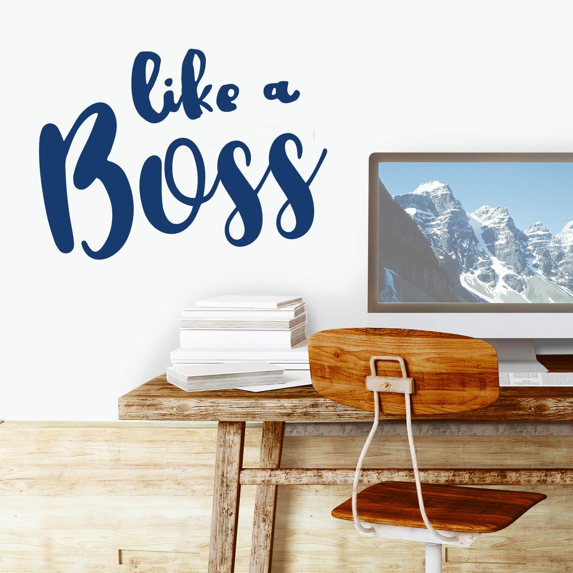 Wallsticker - Like a boss