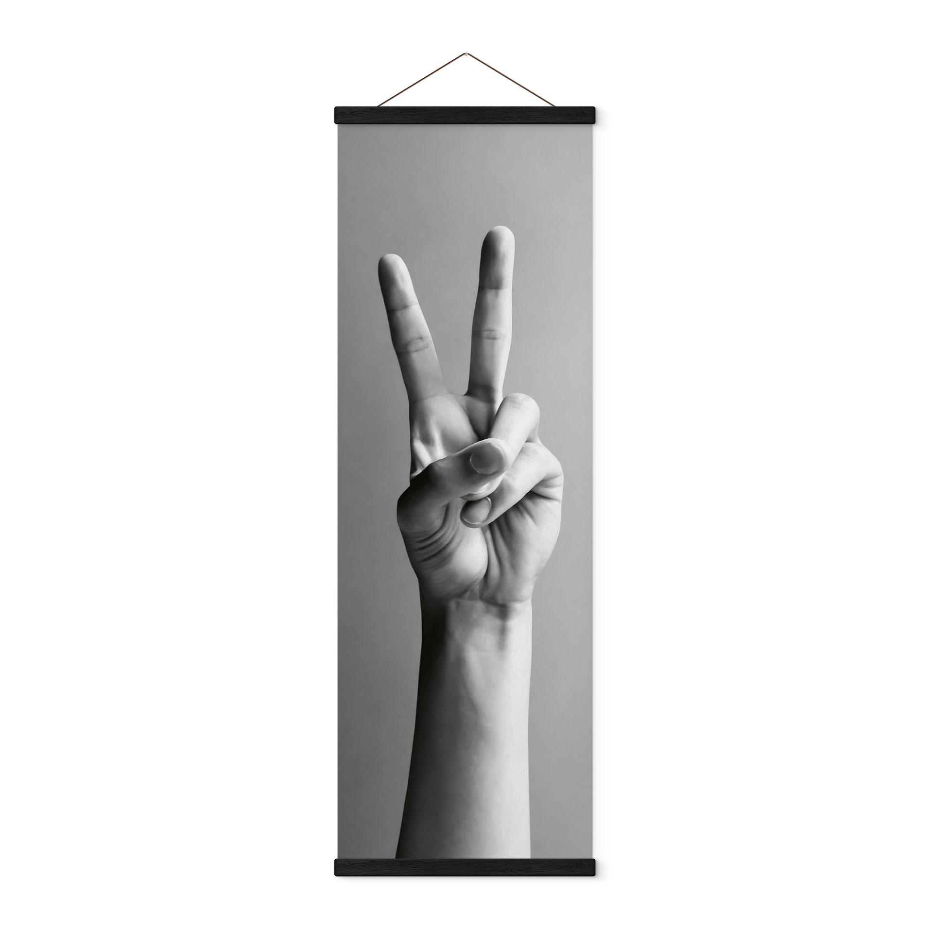 Póster de tela Mano de la Victoria - Signo de paz y victoria - Bühler - Panorama