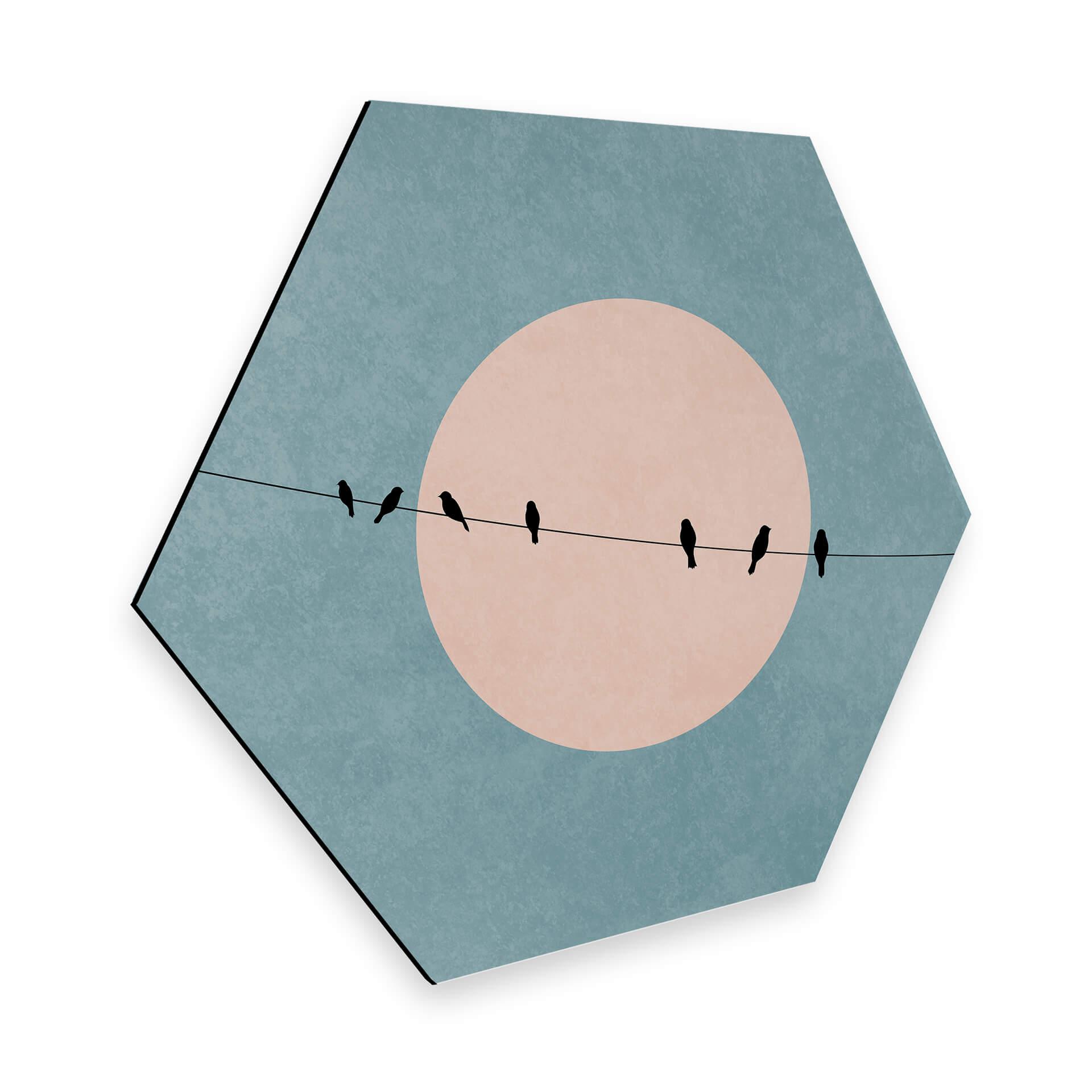 Hexagon alu-dibond - Kubistika - Beauty of Silence