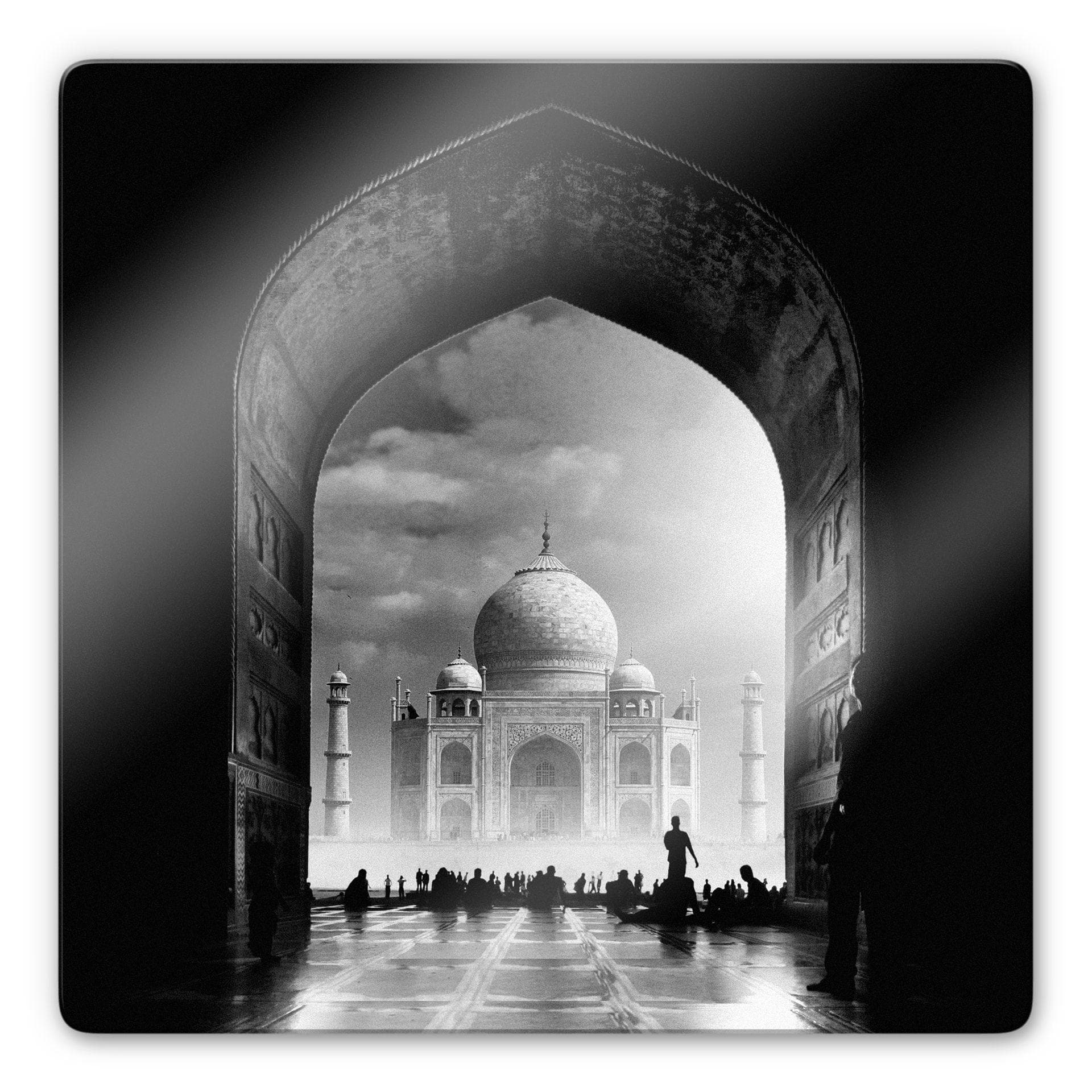 Tableau sur verre Buhligaha - Mystical Taj Mahal
