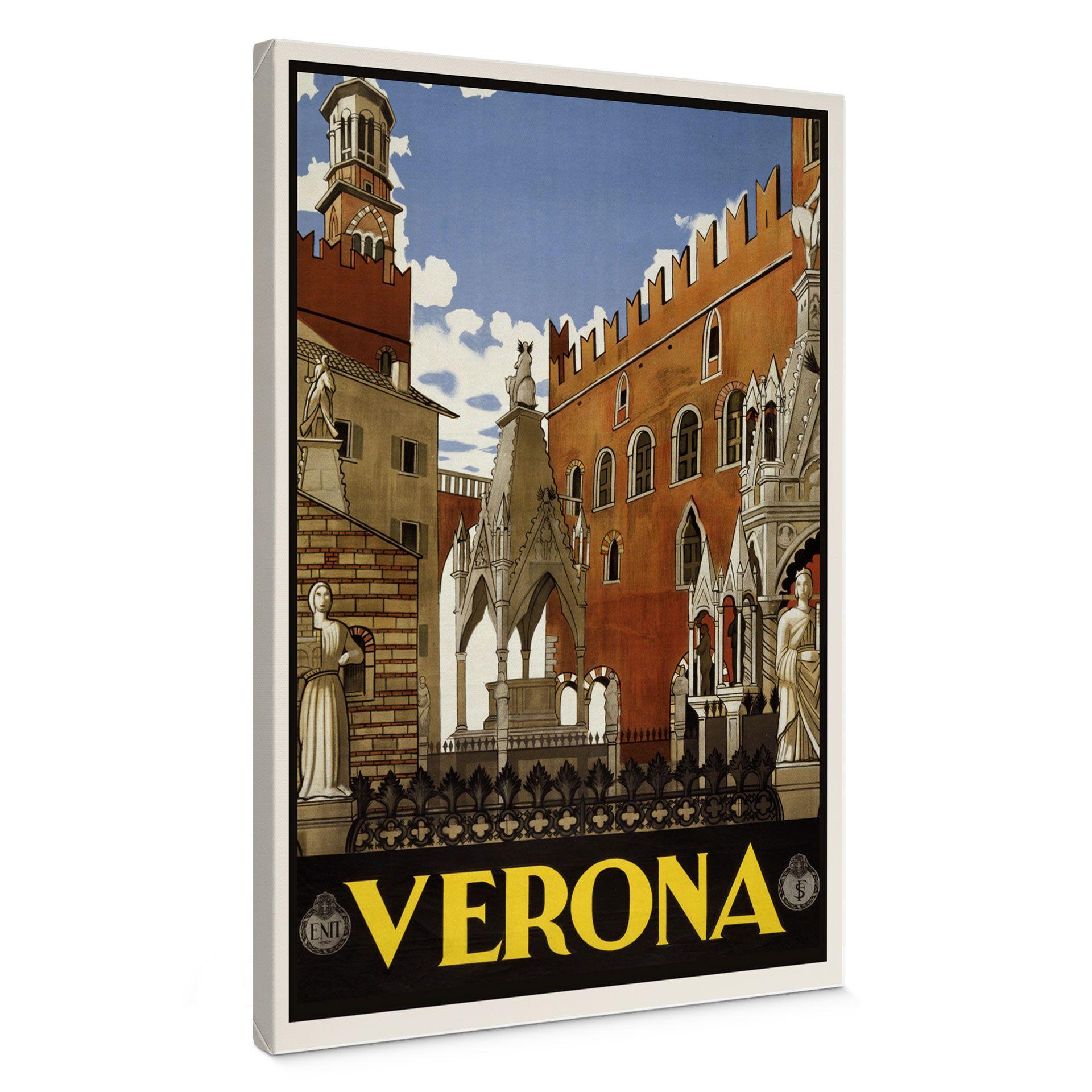 Canvas Vintage Travel - Verona
