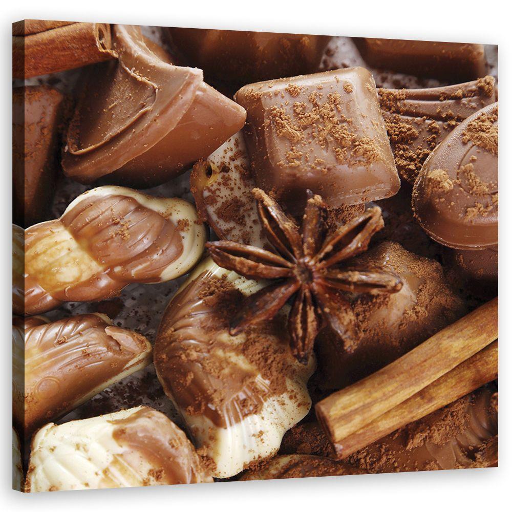 Canvasbillede, chokolade med anis