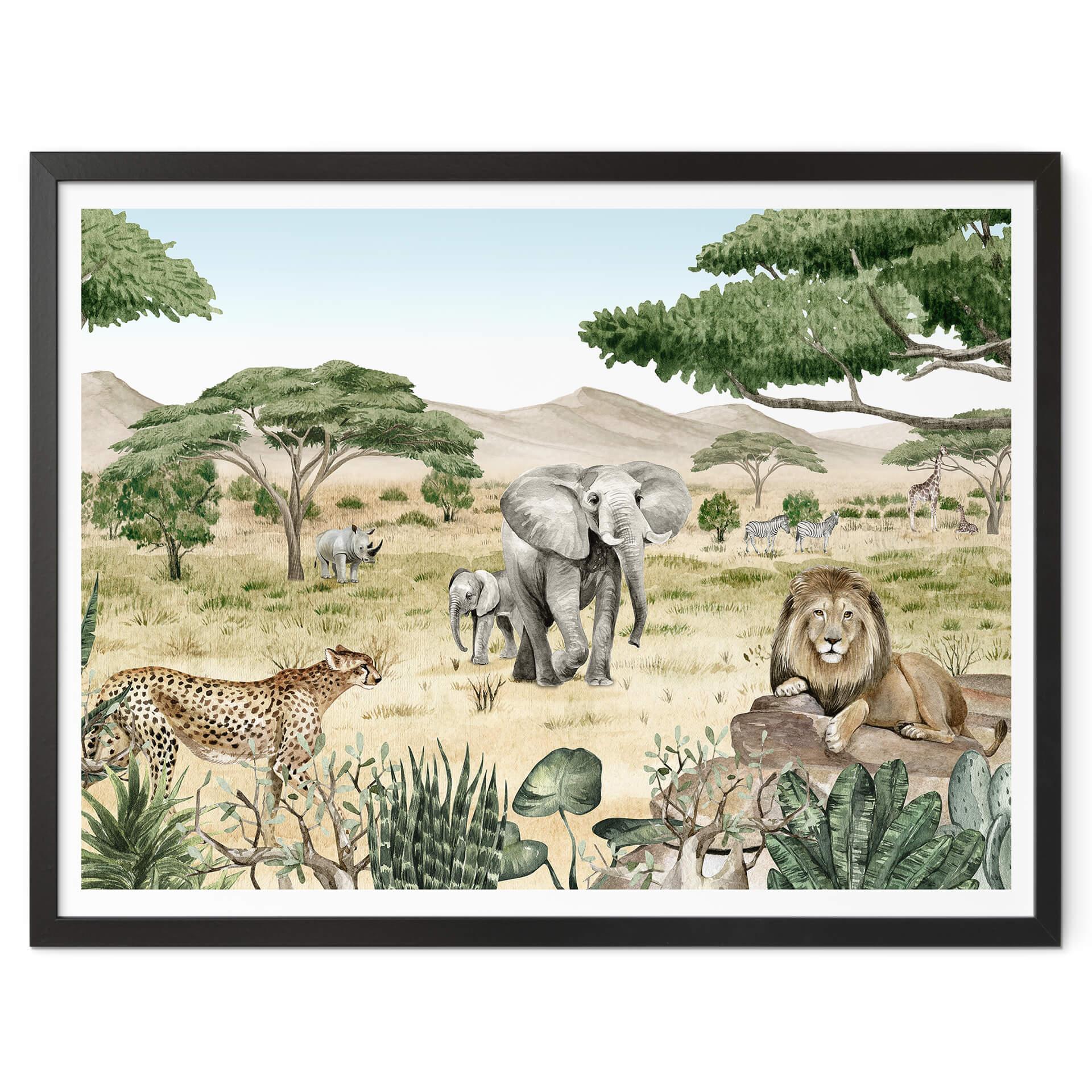 Póster Kikki Belle - La sabana