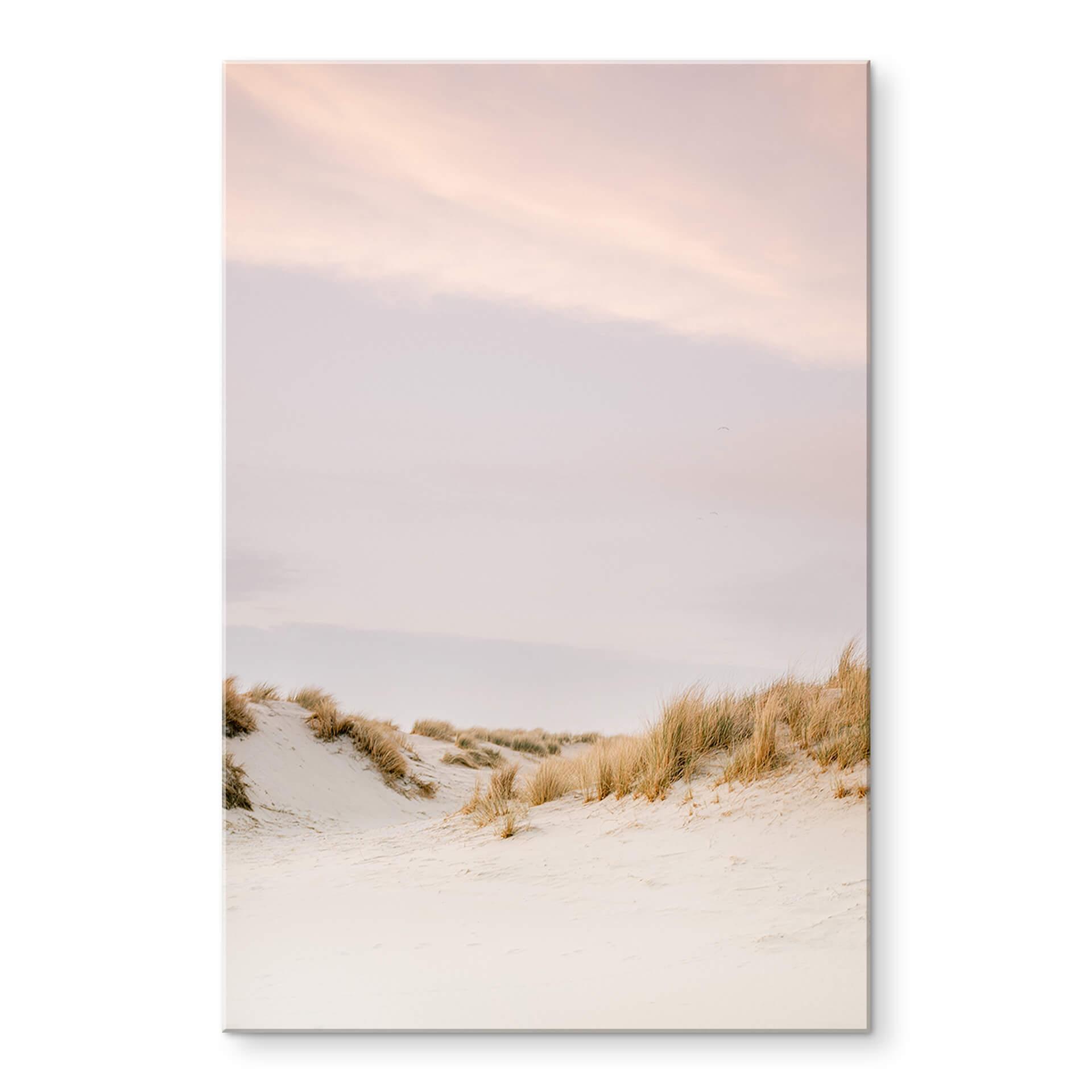 Akrylbillede Zwart - Klitlandskab på Ameland