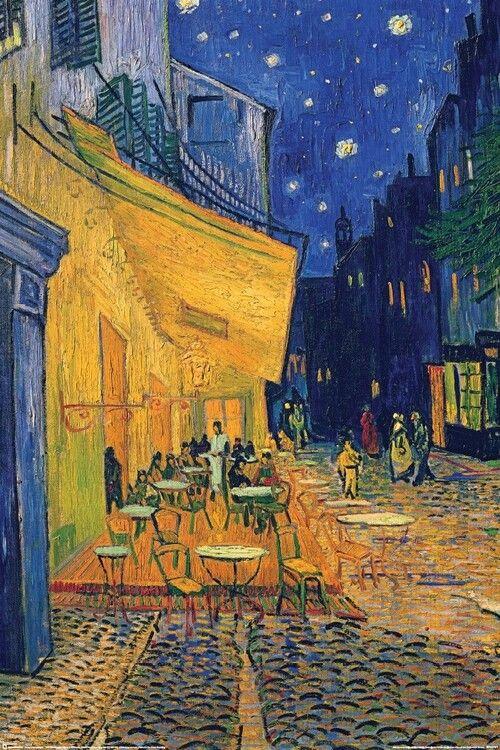 Plakat Vincent van Gogh - Café Terrace, plakat (80 x 120 cm)
