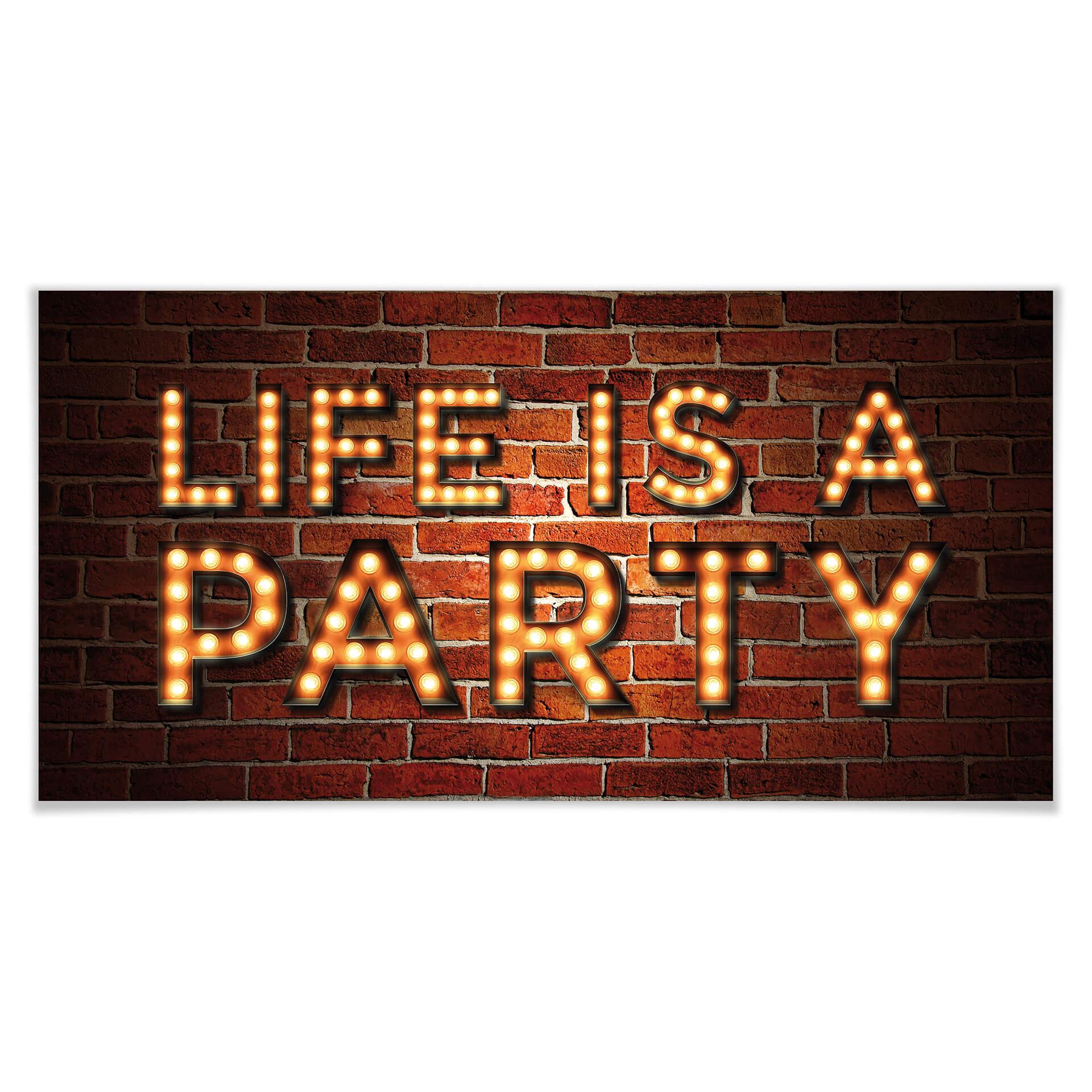 Póster La vida es una fiesta 02 - Panorama