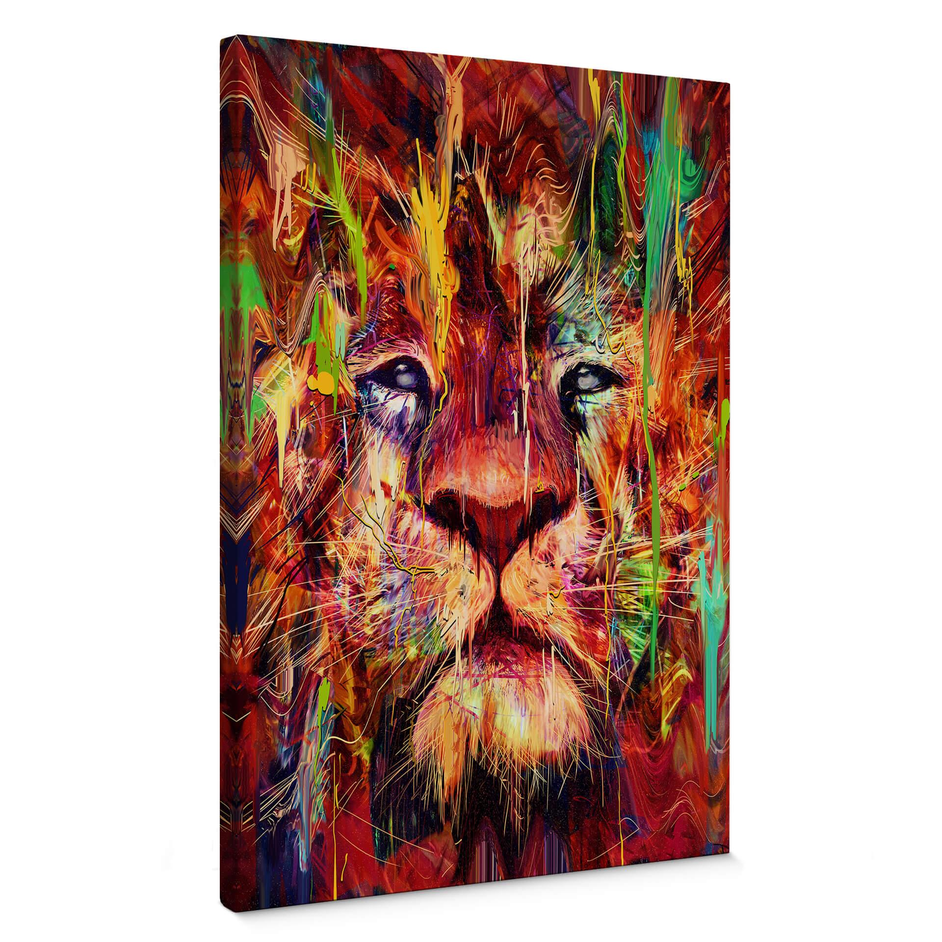 Lienzo Nicebleed - Rojo León