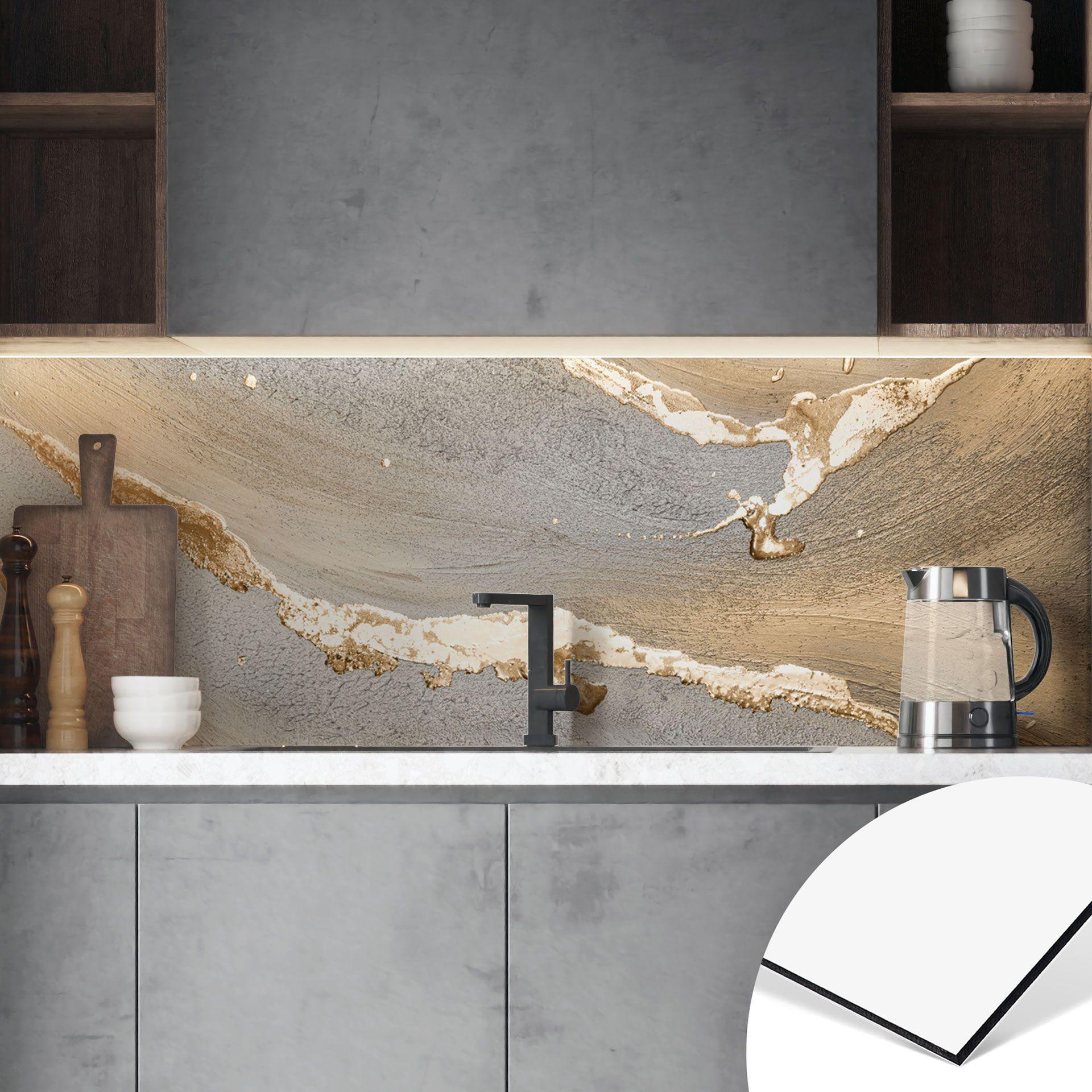 Køkken backsplash Gyldent sand - Purina-Purite