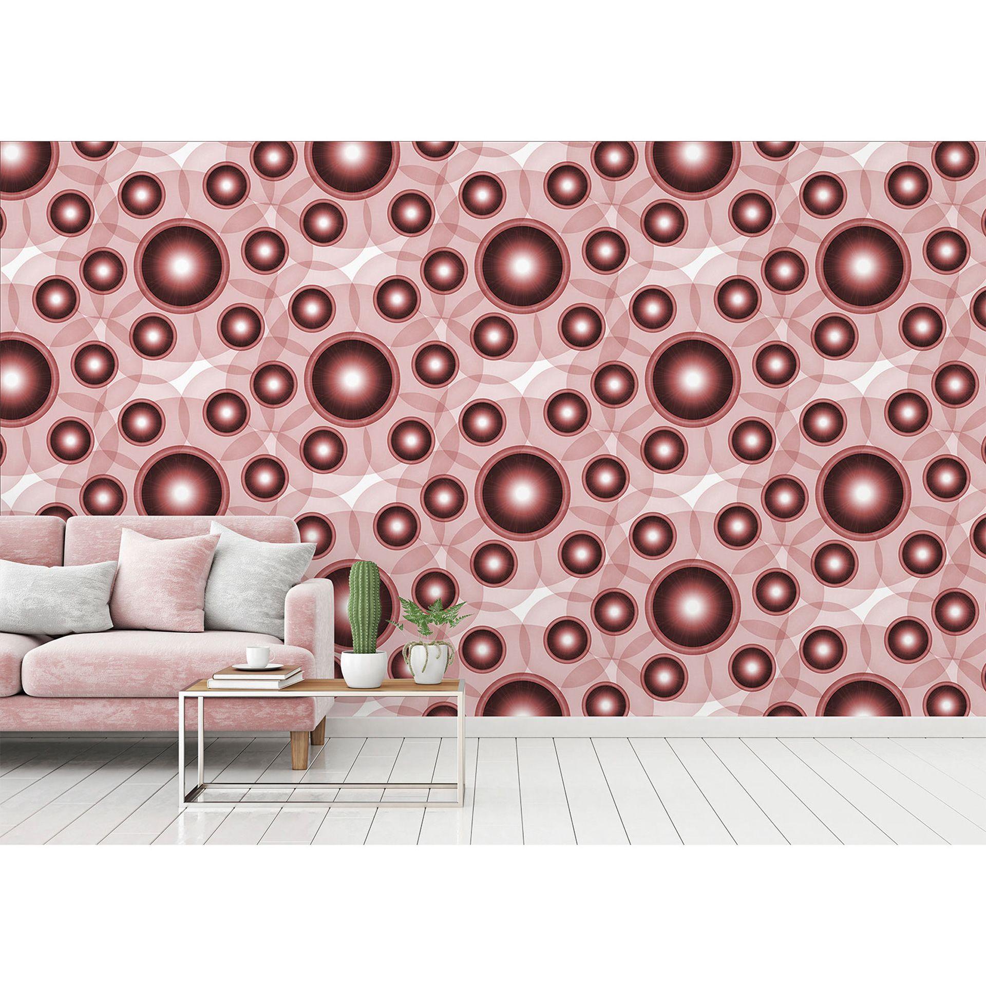 Architects Paper Papier peint photo Atelier 47 Circle Artwork rose, rouge