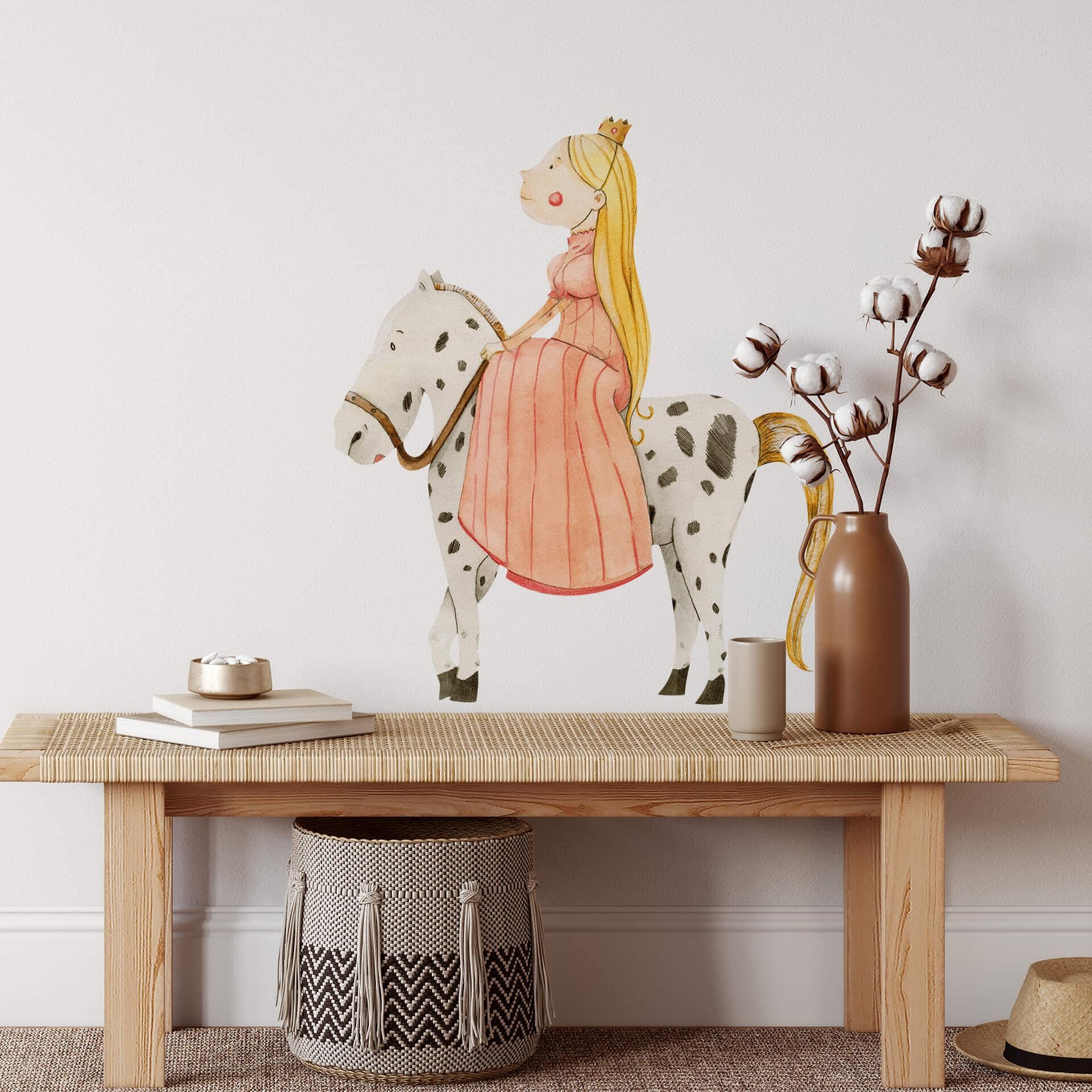 Sticker mural - Loske - Princesse