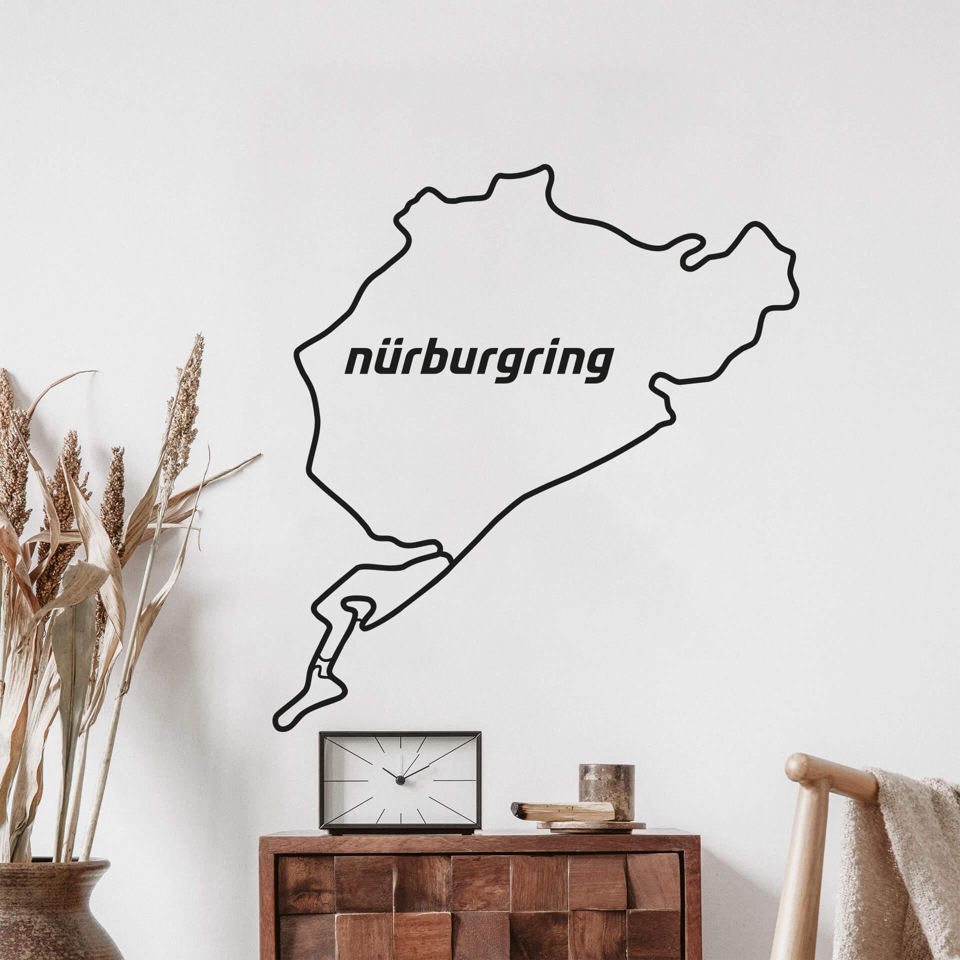 Wallsticker - Nürburgring Silhouette