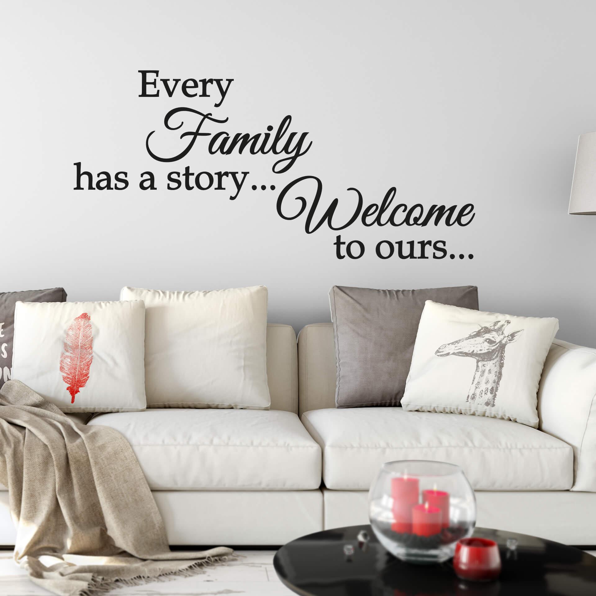 Wallsticker  - Every Family has a story...