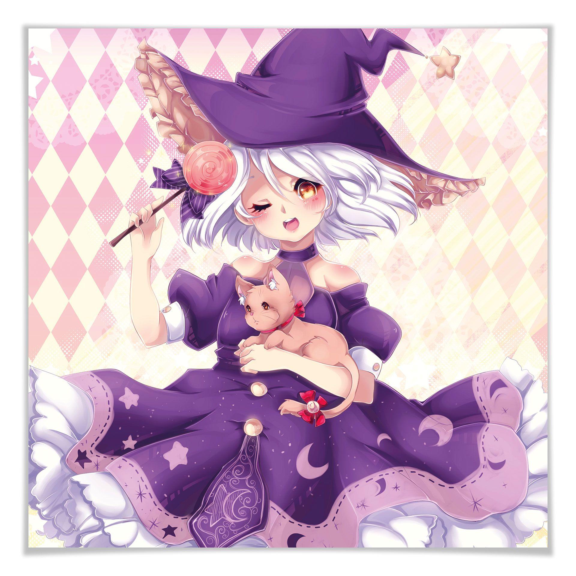 Póster La Doll Blanche - Pequeña bruja