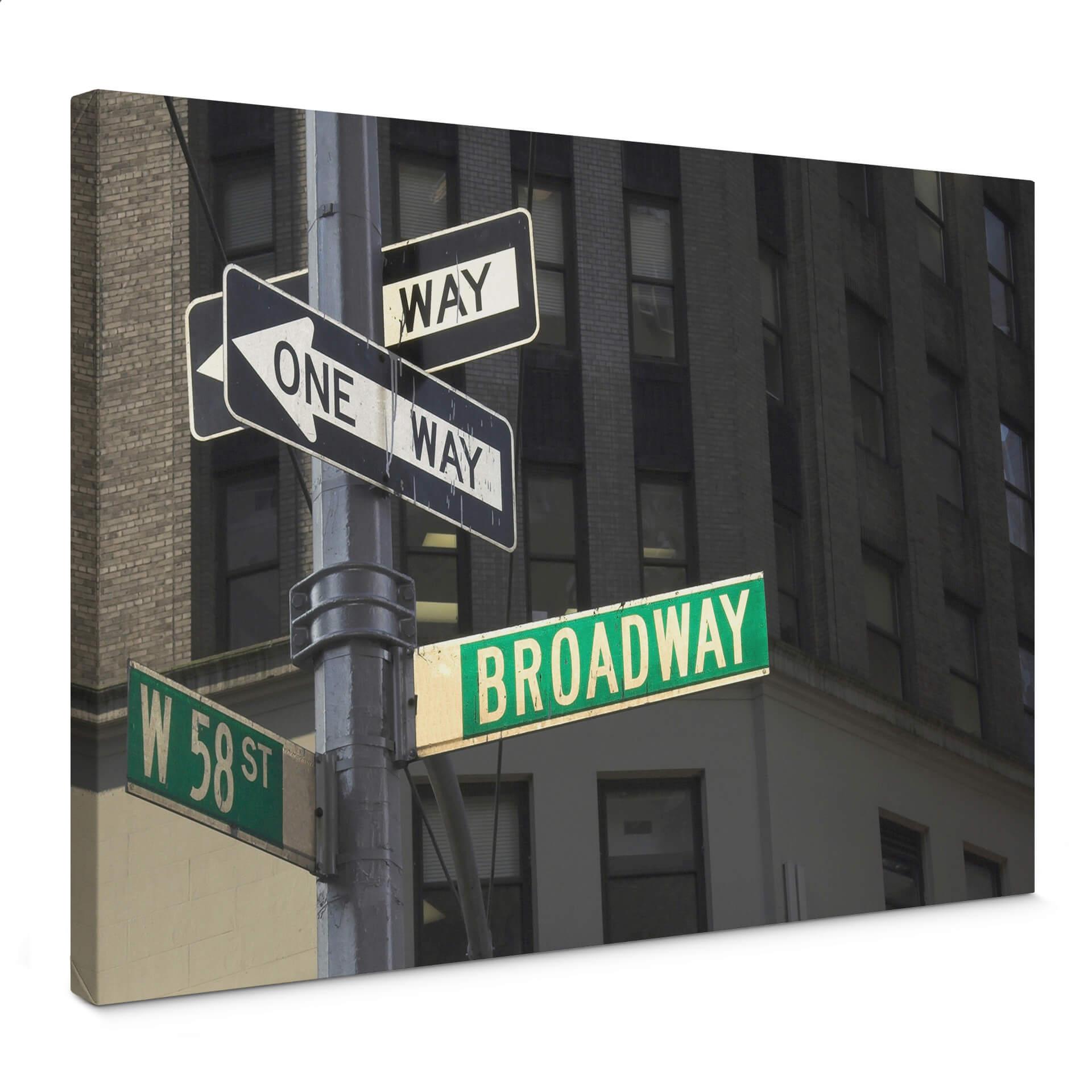 Lienzo Broadway
