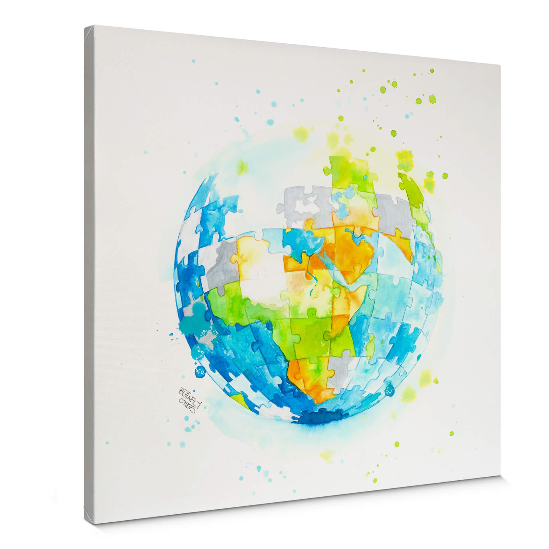 Lienzo Buttafly - Worldpuzzle