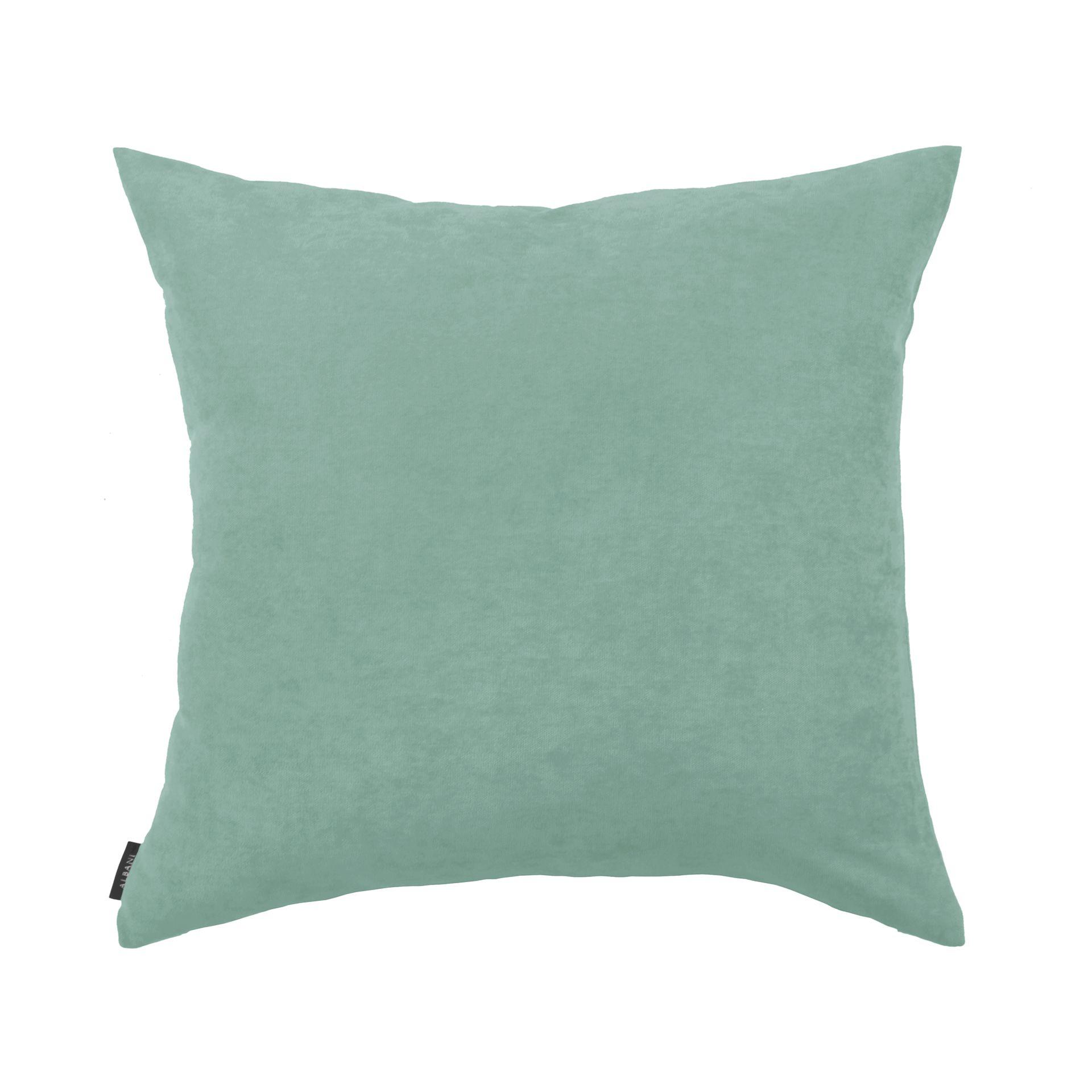 Uni Kissenhülle in mint in 50x50 cm