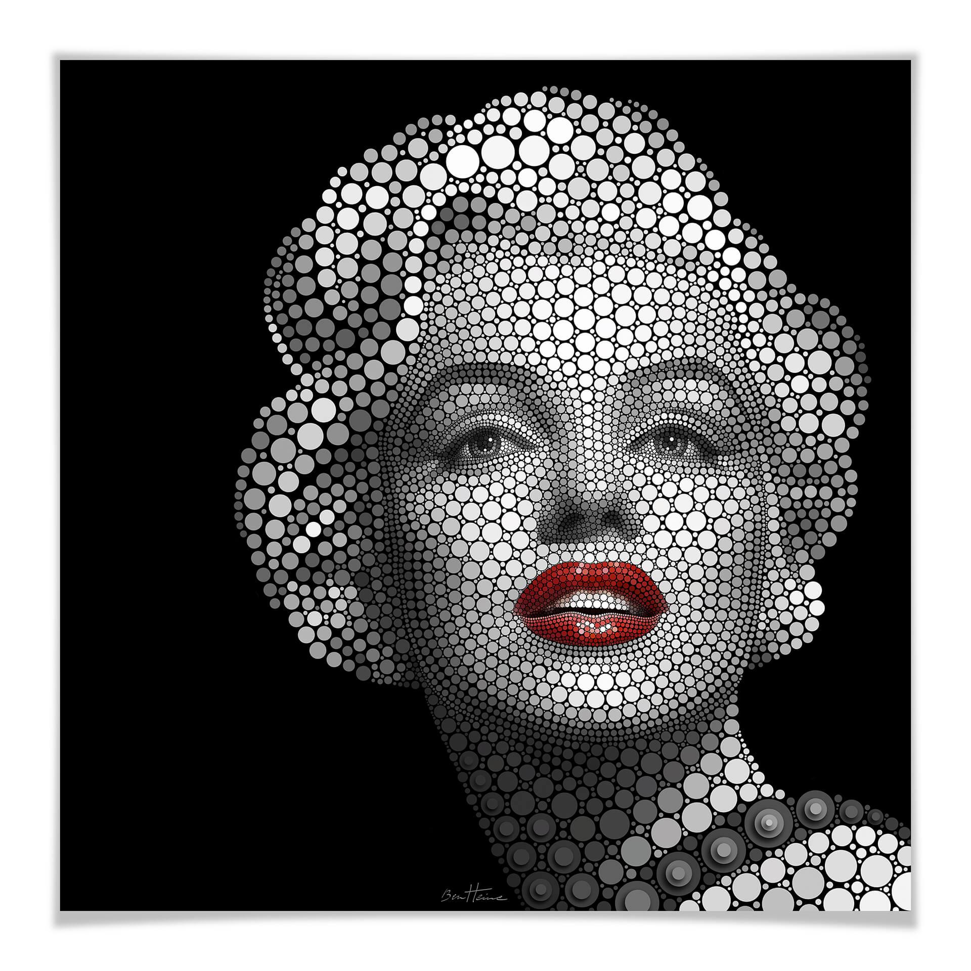 Póster Ben Heine - Circlismo: Marilyn Monroe