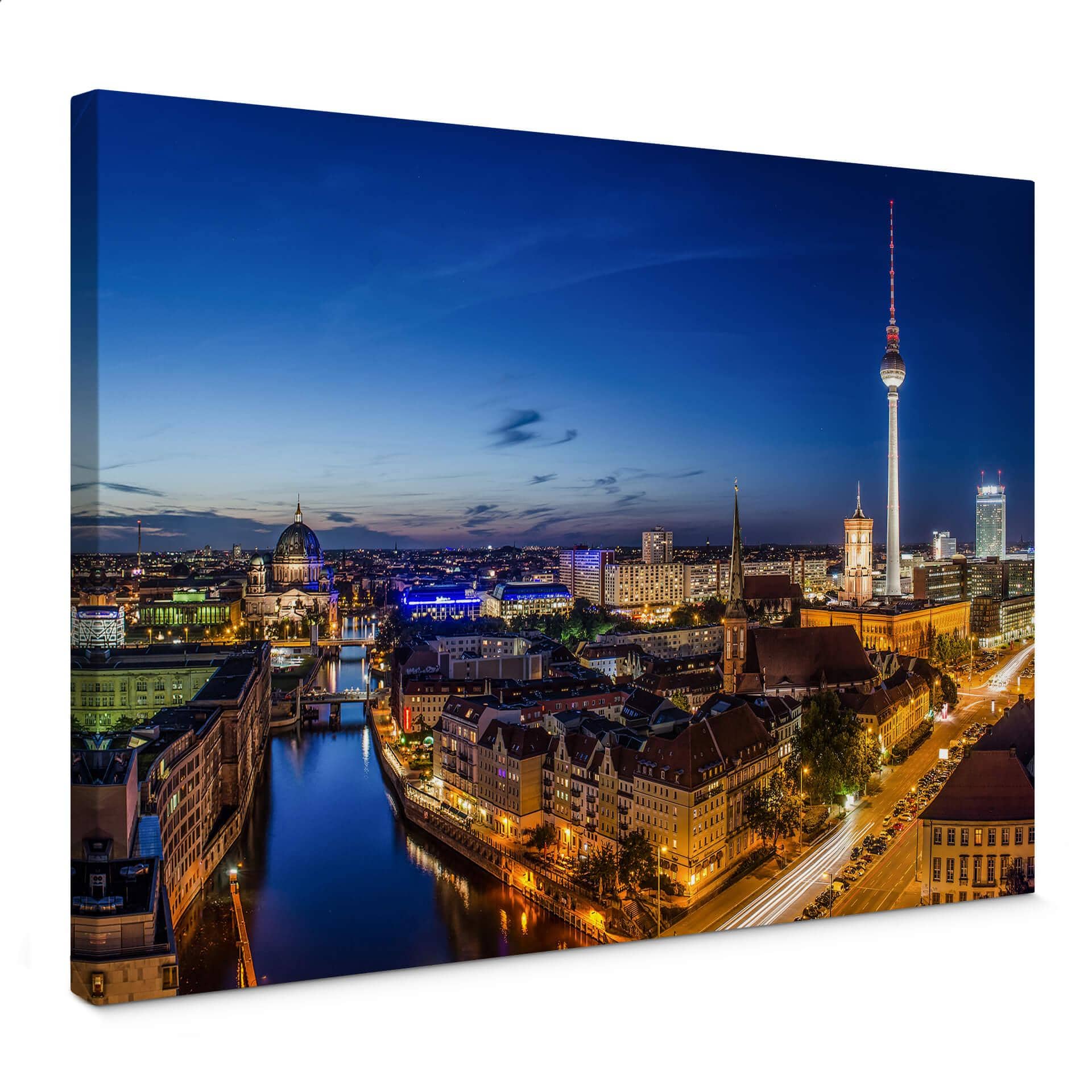 Berlin Panorama - Lærredsprint