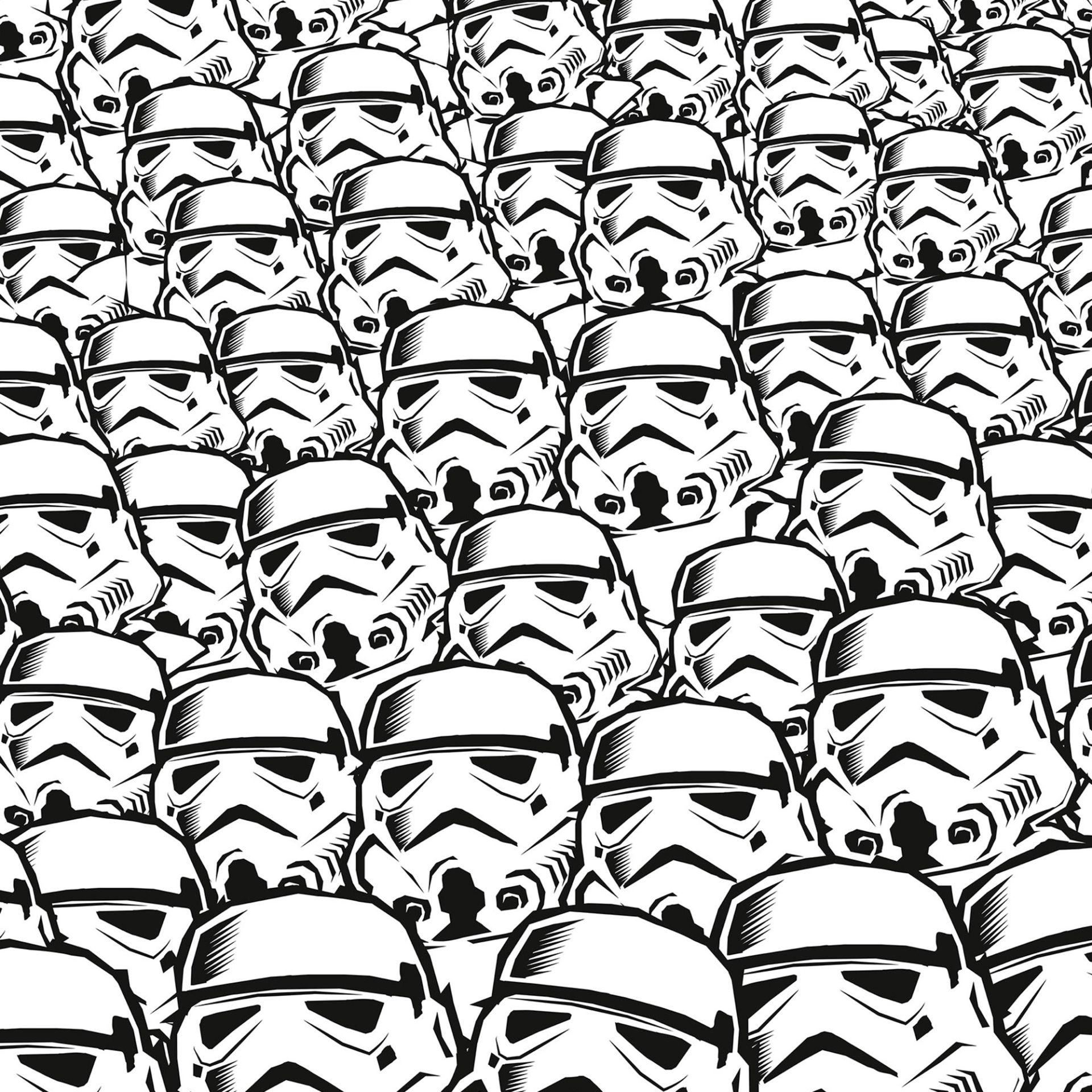 Vlies Fototapete - Star Wars Stormtrooper Swarm - 250 x 280 cm