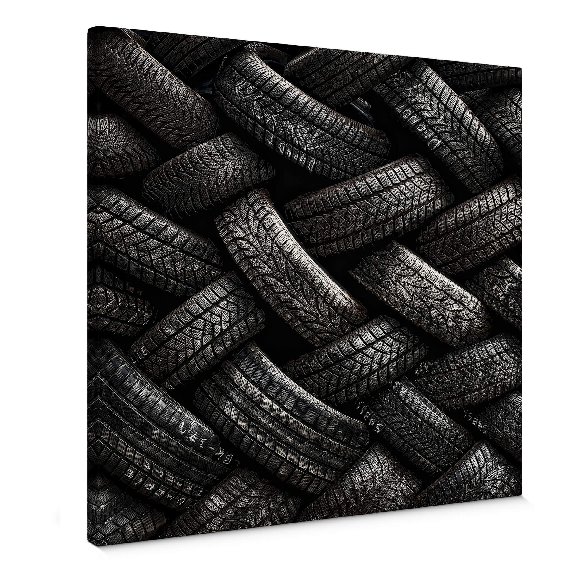 Canvasbillede - Flour - Tires