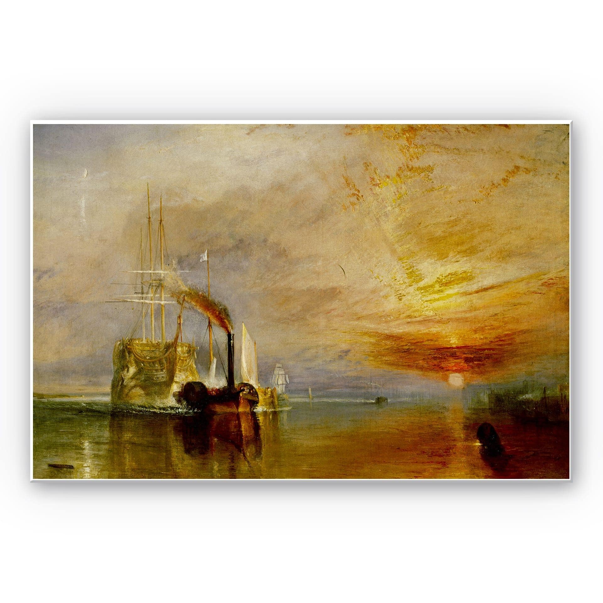Tableau Forex - Turner - Le Téméraire dans son dernier mouillage