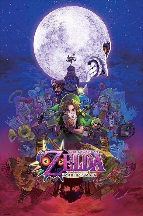 Poster, film poster The Legend Of Zelda - Majora's Mask 61x91,5 cm