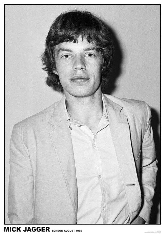 Plakat Mick Jagger - Rediffusion TV Studio, Wembley, London 27. august 1965, Plakat (59,4 x 84 cm)