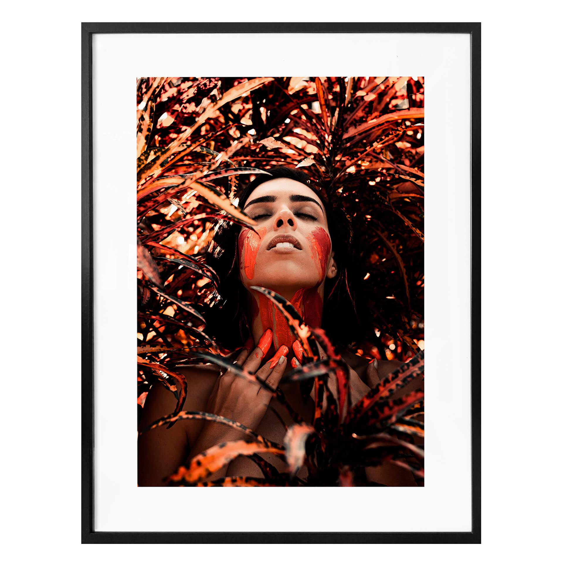 Póster Fuego en la piel