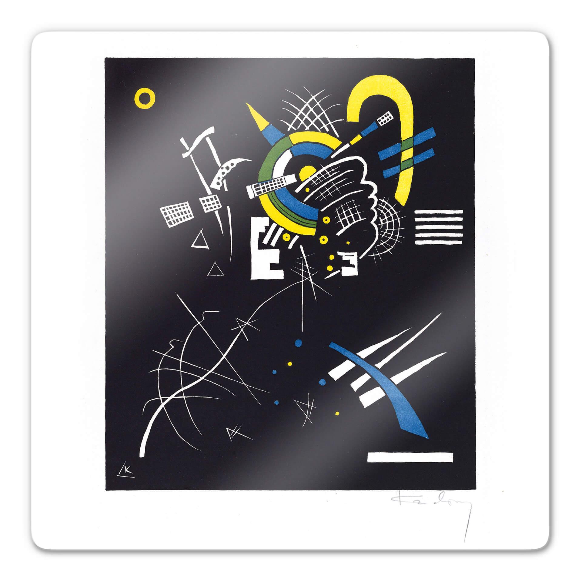 Glasschilderij Kandinsky – Kleine Wereld 7
