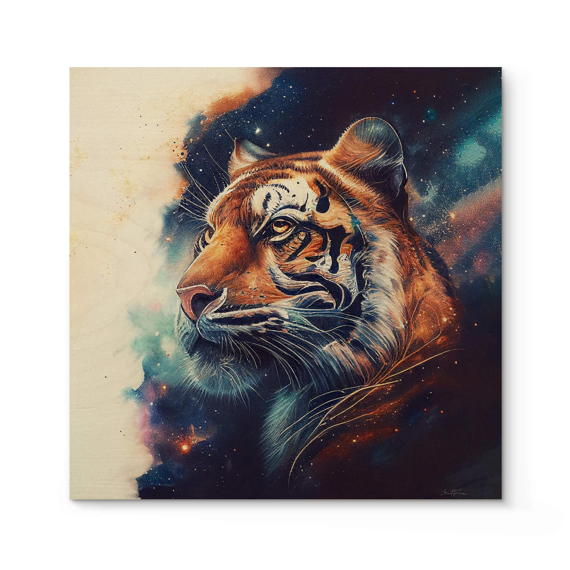 Træplakat Heine - Starry Tiger